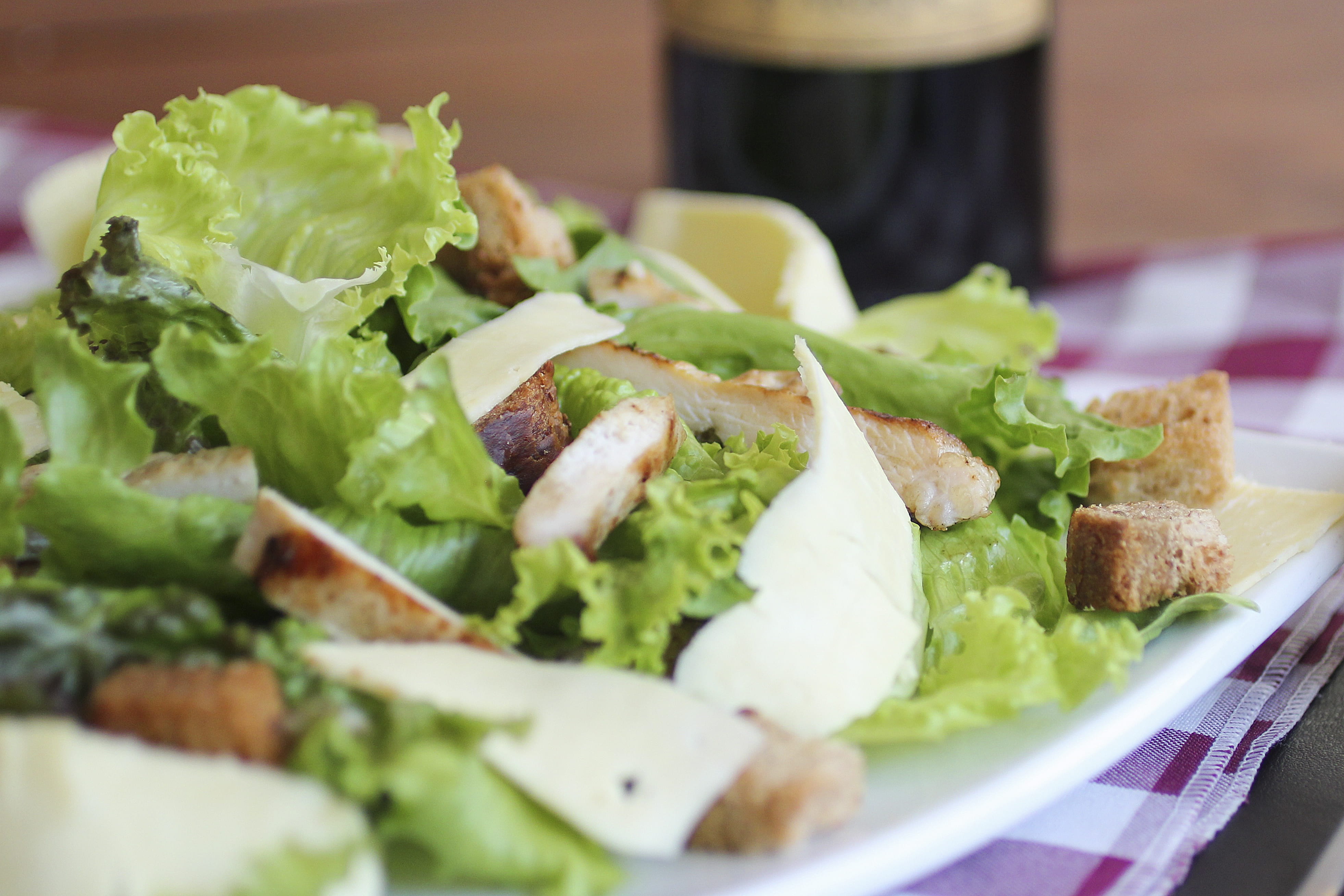 greek food, white, ceramic, food and drink, salad, wellbeing, vegetables, closeup, photography, ready-to-eat, croutons, close-up, snack, avocado, plate, HD Wallpaper