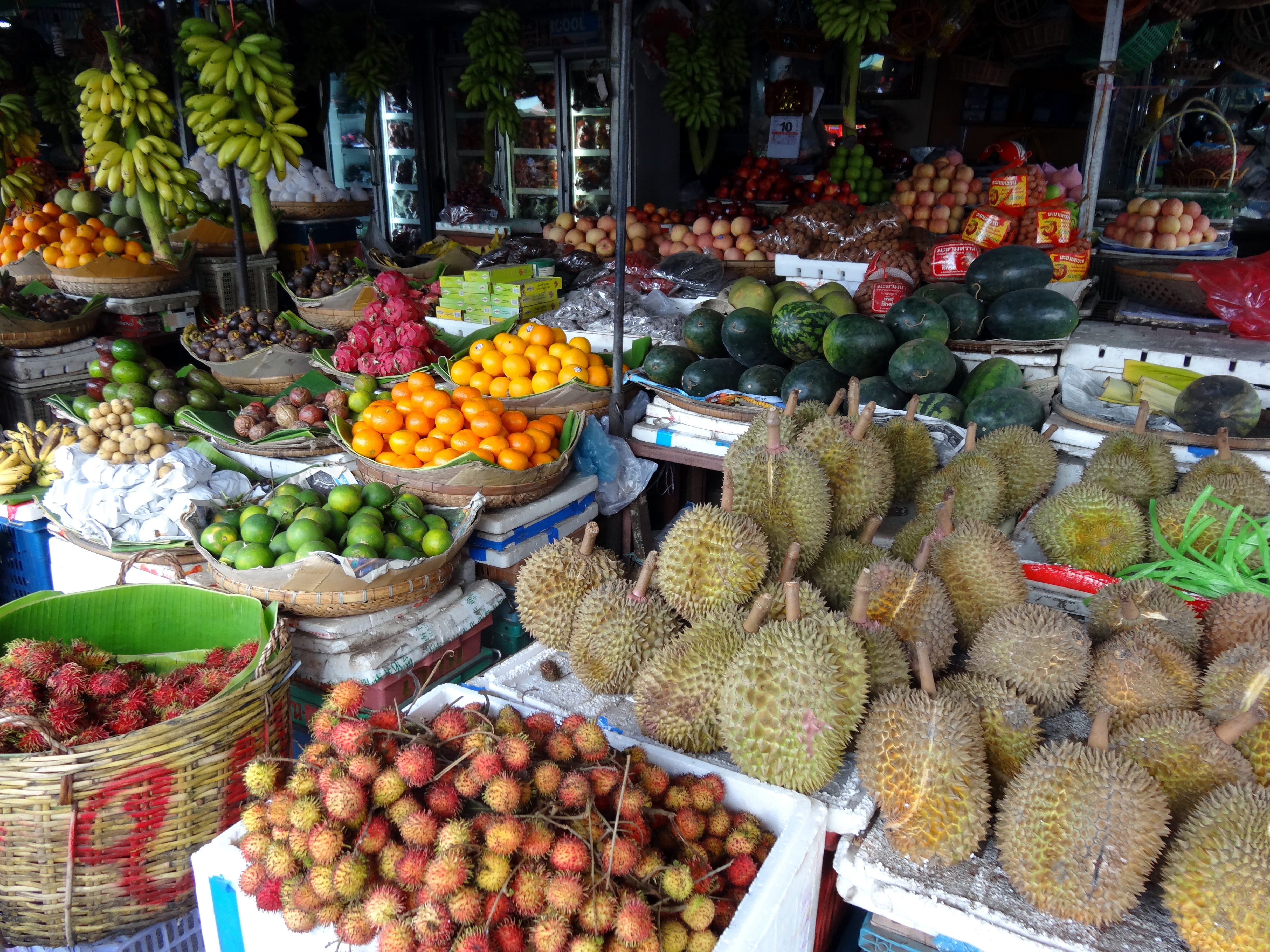 colorful, vegetable, abundance, market stall, food, retail display, fruit, street market, wellbeing, arrangement, sale, variety, 4K, exotic, container, HD Wallpaper