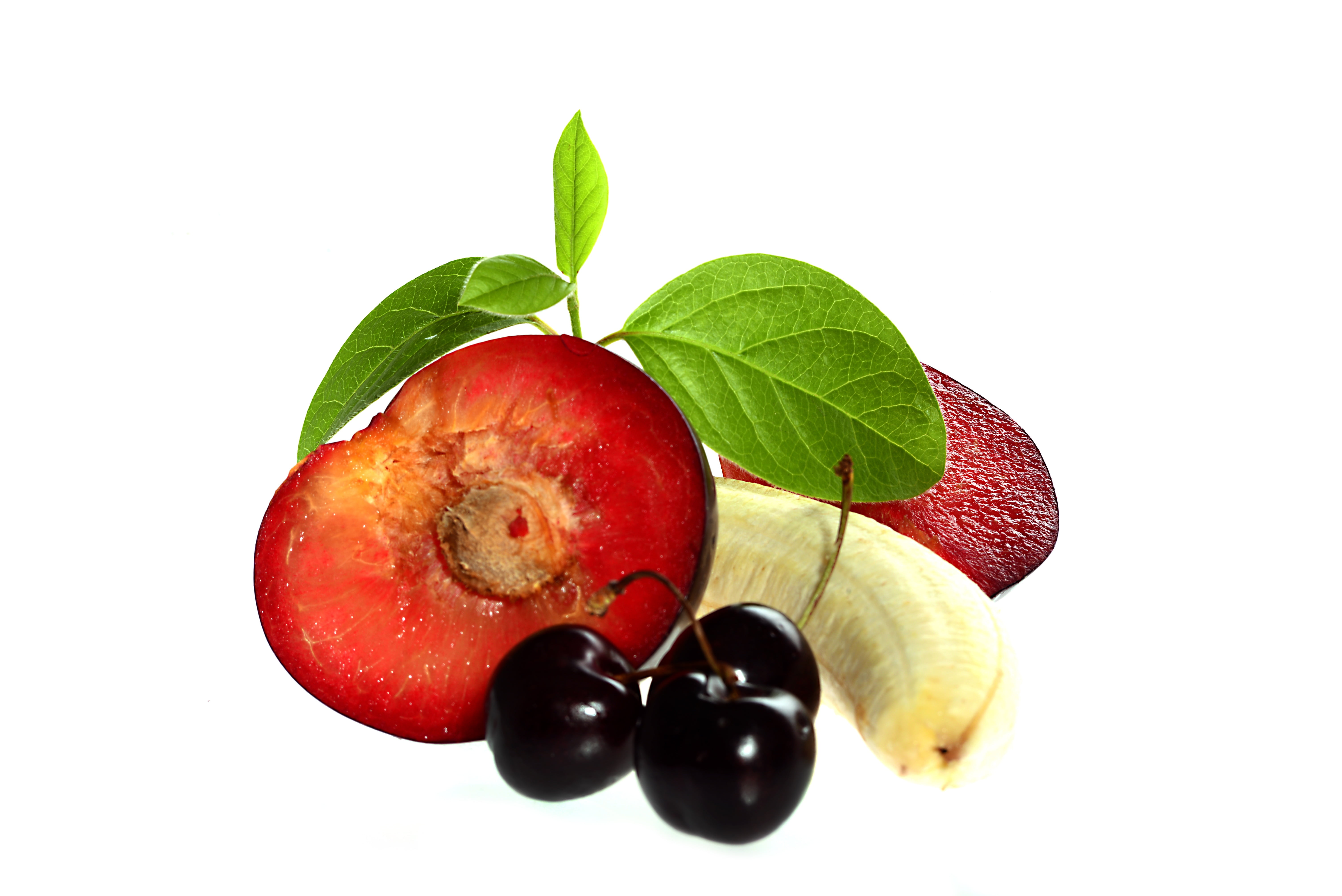berry fruit, studio shot, no people, ripe, banana, red, healthy eating, nature, cut out, cherry, healthy, juicy, market, freshness, 5K, wellbeing, food, HD Wallpaper