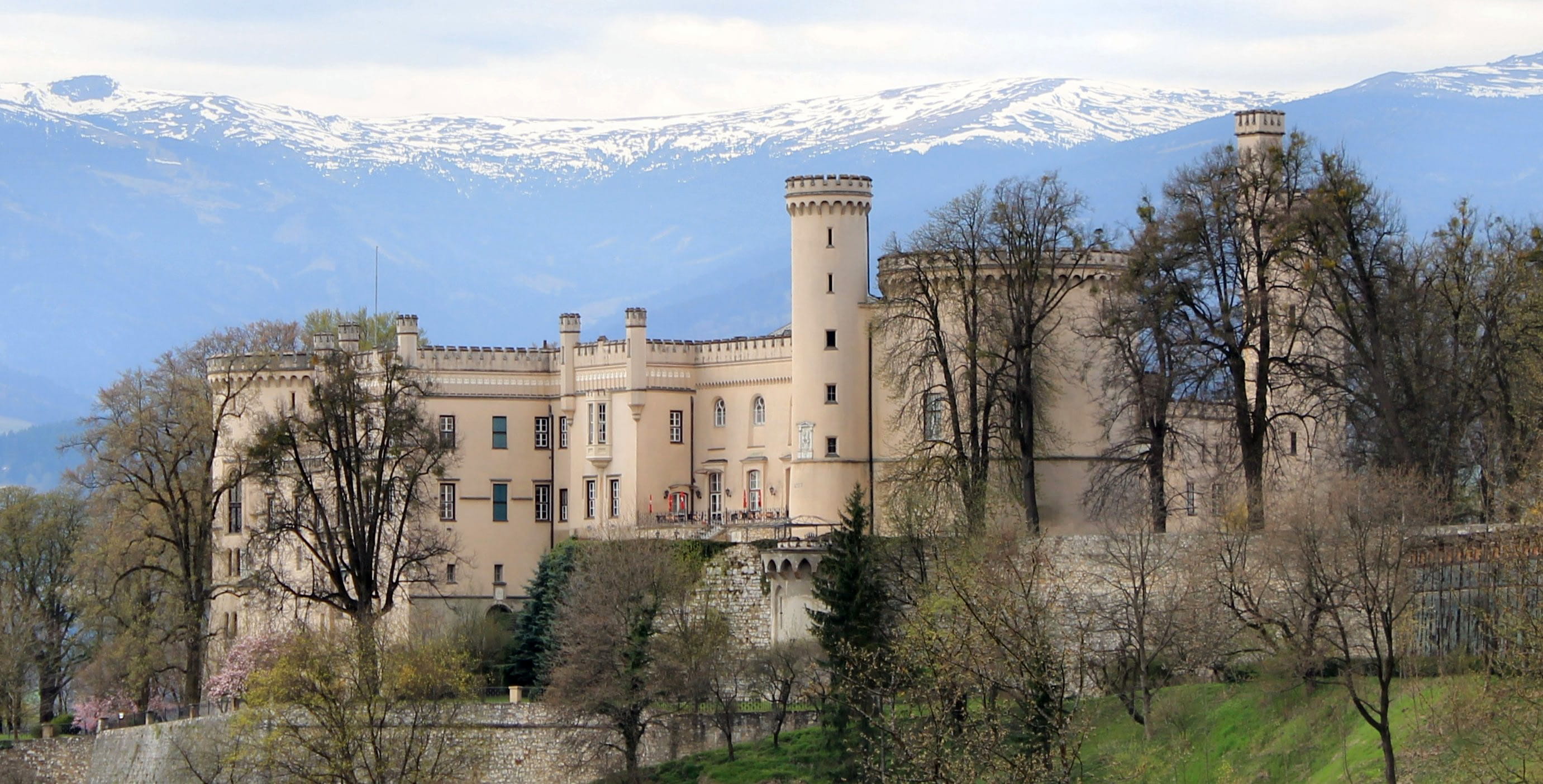 house, history, architecture, the past, mountain, sky, architecture And Buildings, no people, mansion, Carinthia, Wolfsberg, environment, building Exterior, HD Wallpaper