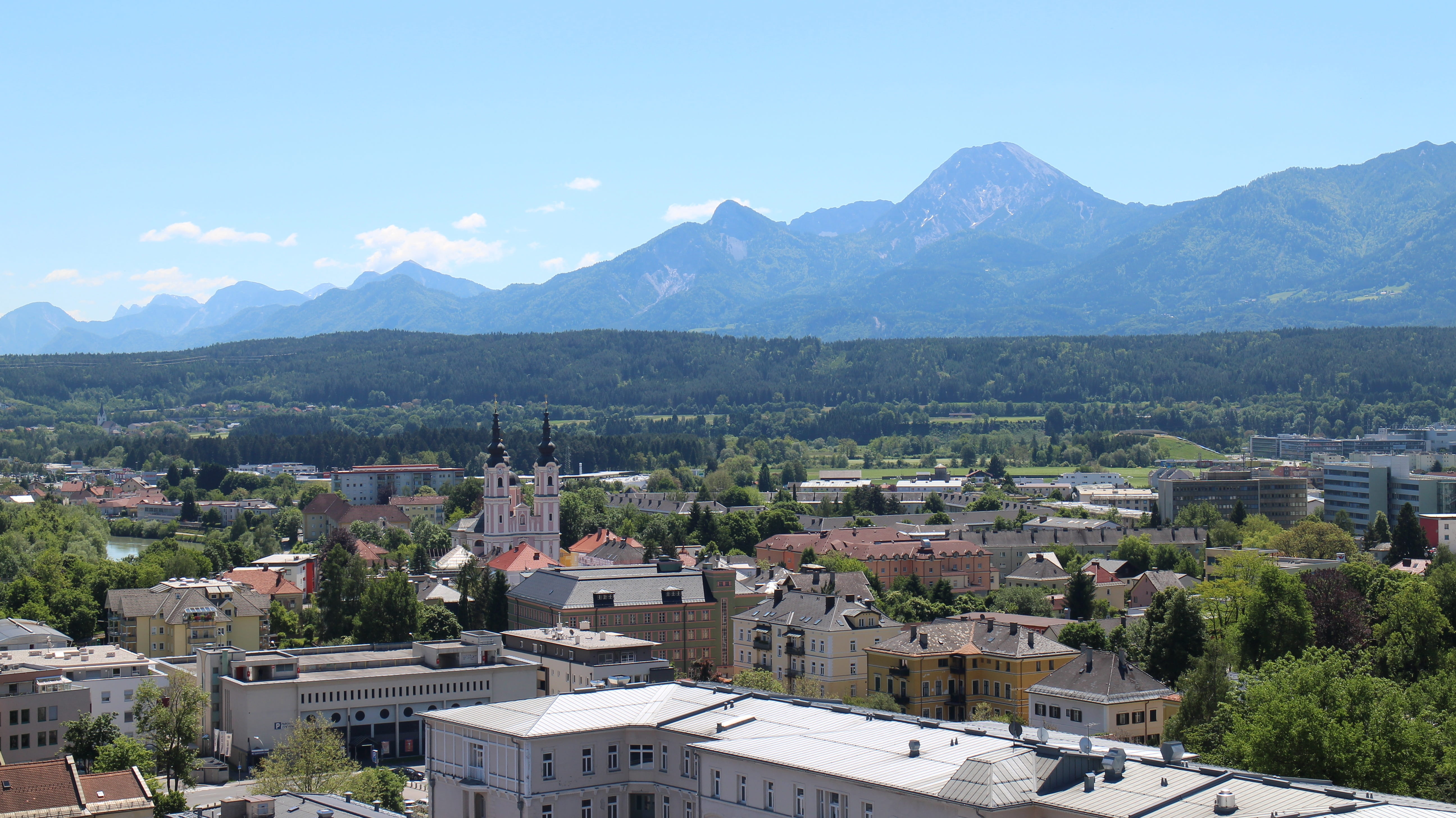 day, mountain, no people, townscape, building exterior, plant, holy cross, building, house, church, outdoors, tree, beauty in nature, nature, town, 5K, HD Wallpaper