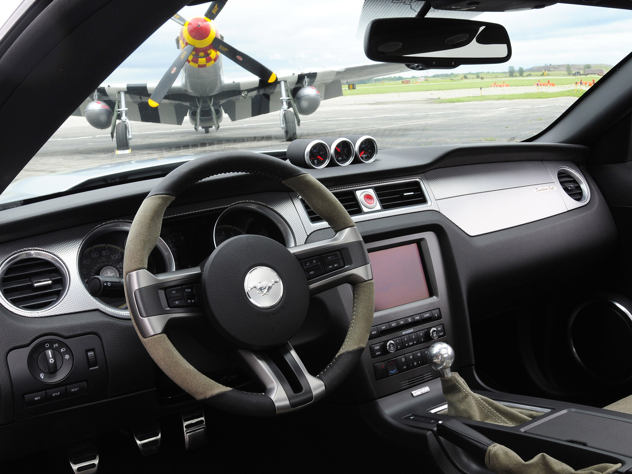 1080P, 2010, muscle, av x10, ford, tuning, mustang, interior, HD Wallpaper