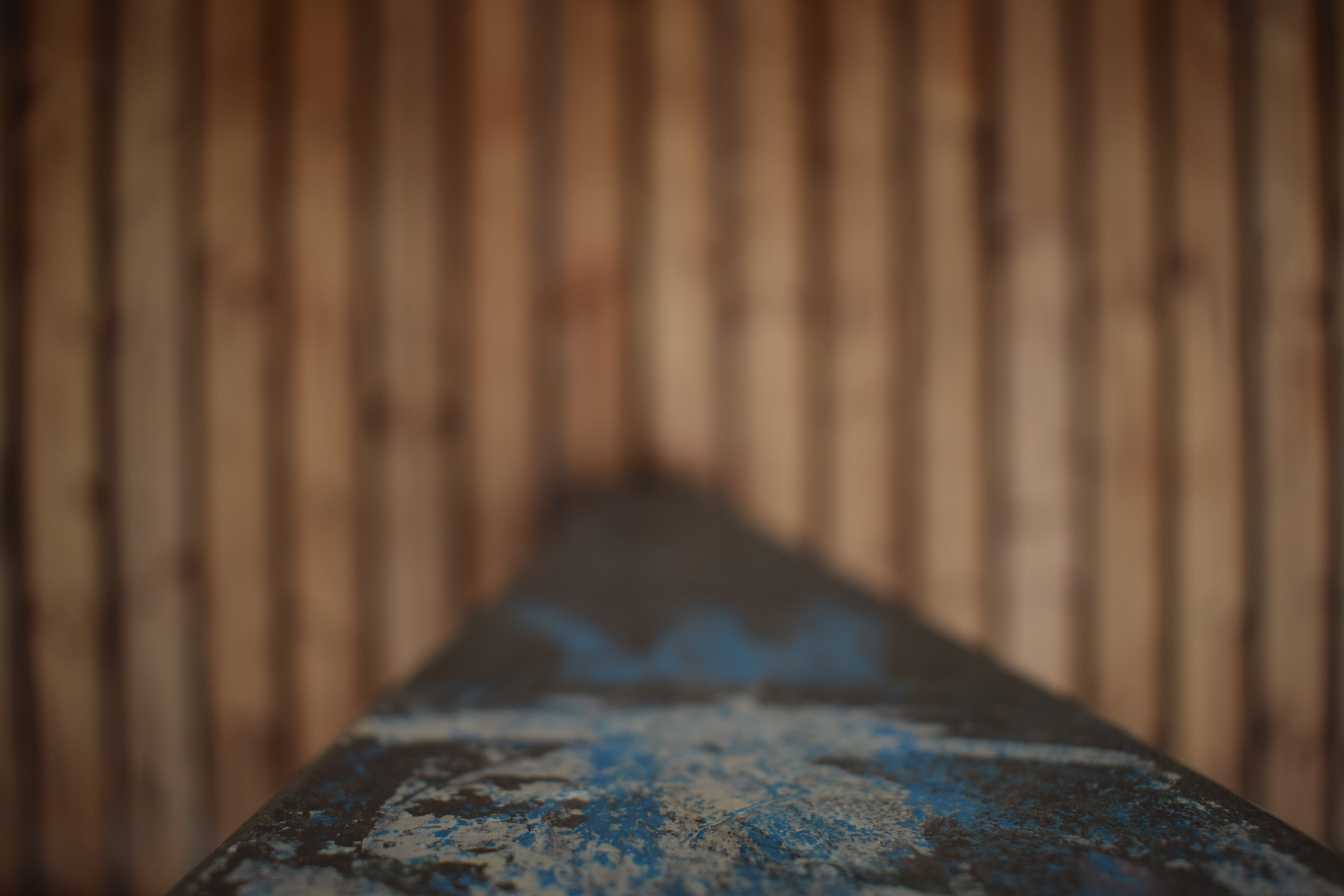 mural, diminishing perspective, railing, indoors, close-up, no people, empty, pattern, 5K, painting, nature, ornament, selective focus, image, built structure, HD Wallpaper