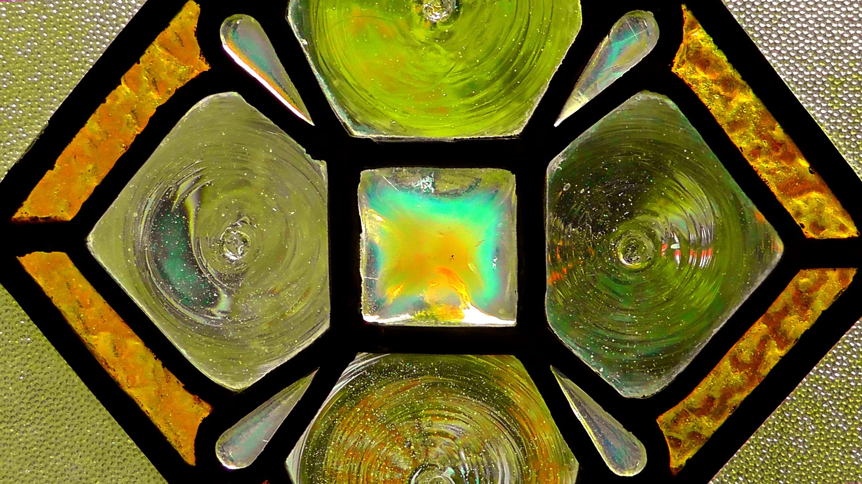 shape, directly above, Ornament, gambling, textured, background, glass, yellow, nature, full frame, geometric shape, painting, Macro, no people, art, Colorful, HD Wallpaper