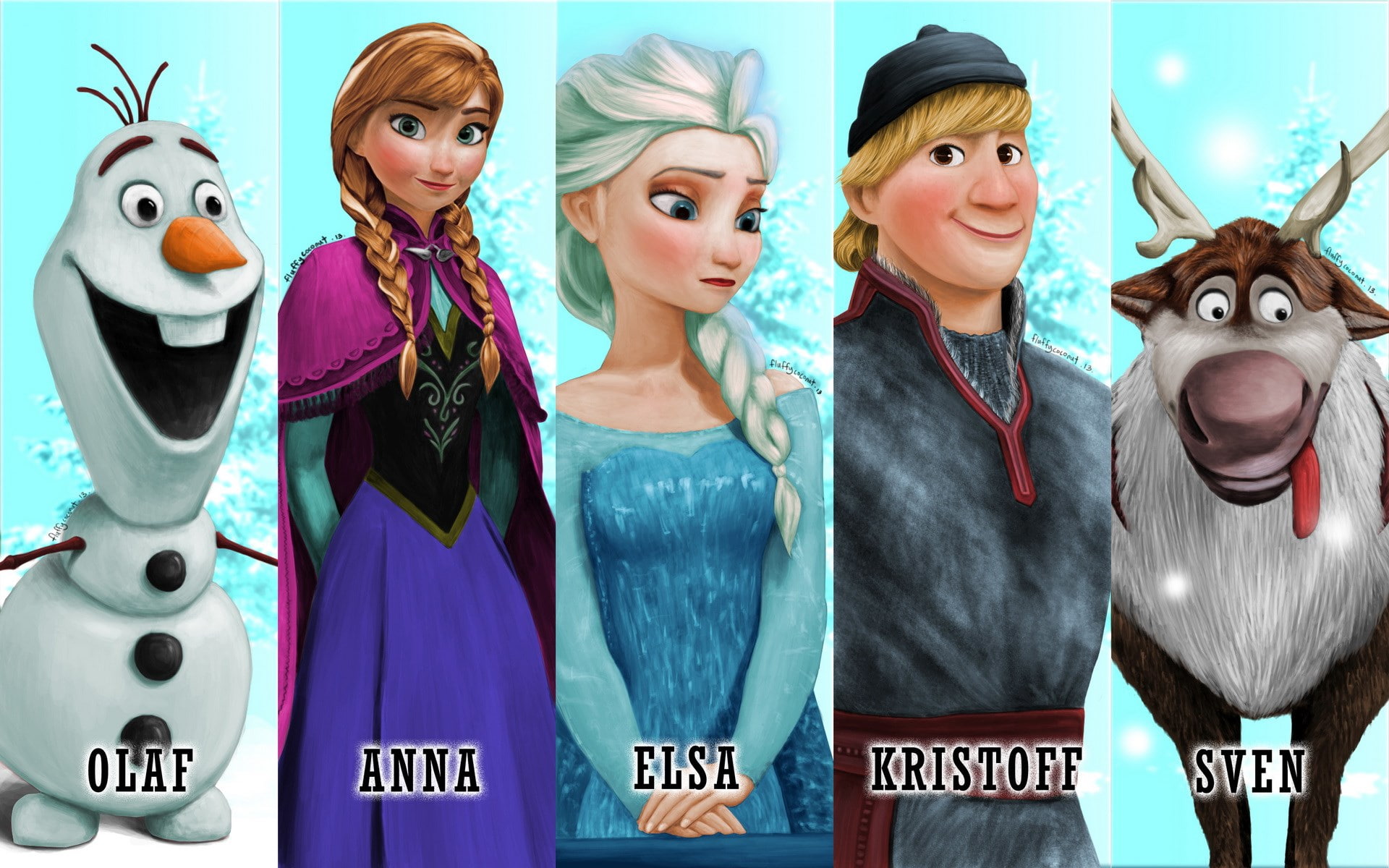 1080P, frozen fever, HD Wallpaper