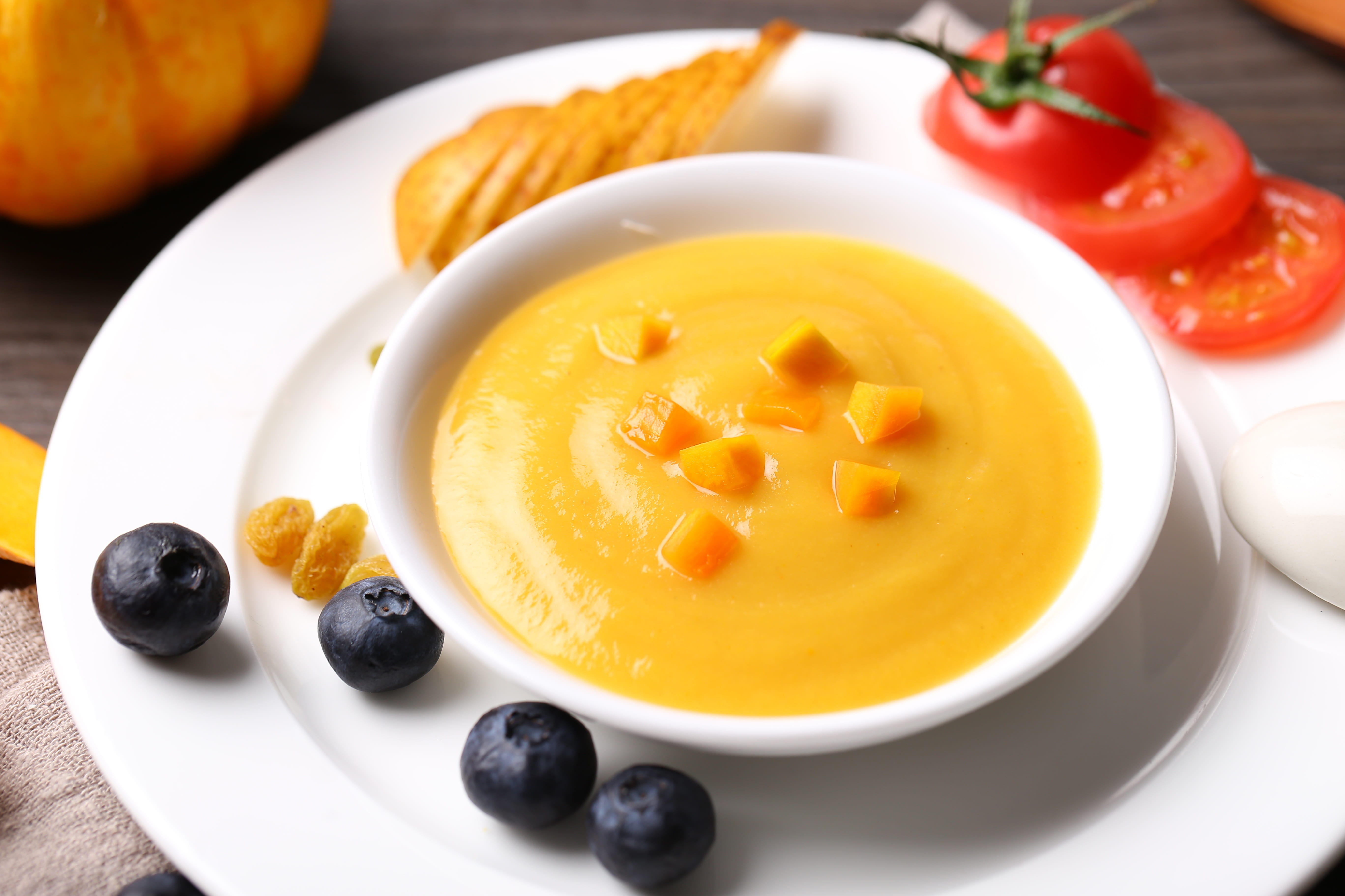 sweet, foodie, sweet food, delicious, appetizers, orange color, temptation, freshness, wellbeing, dairy product, fever, close-up, bowl, dessert, fruit, HD Wallpaper
