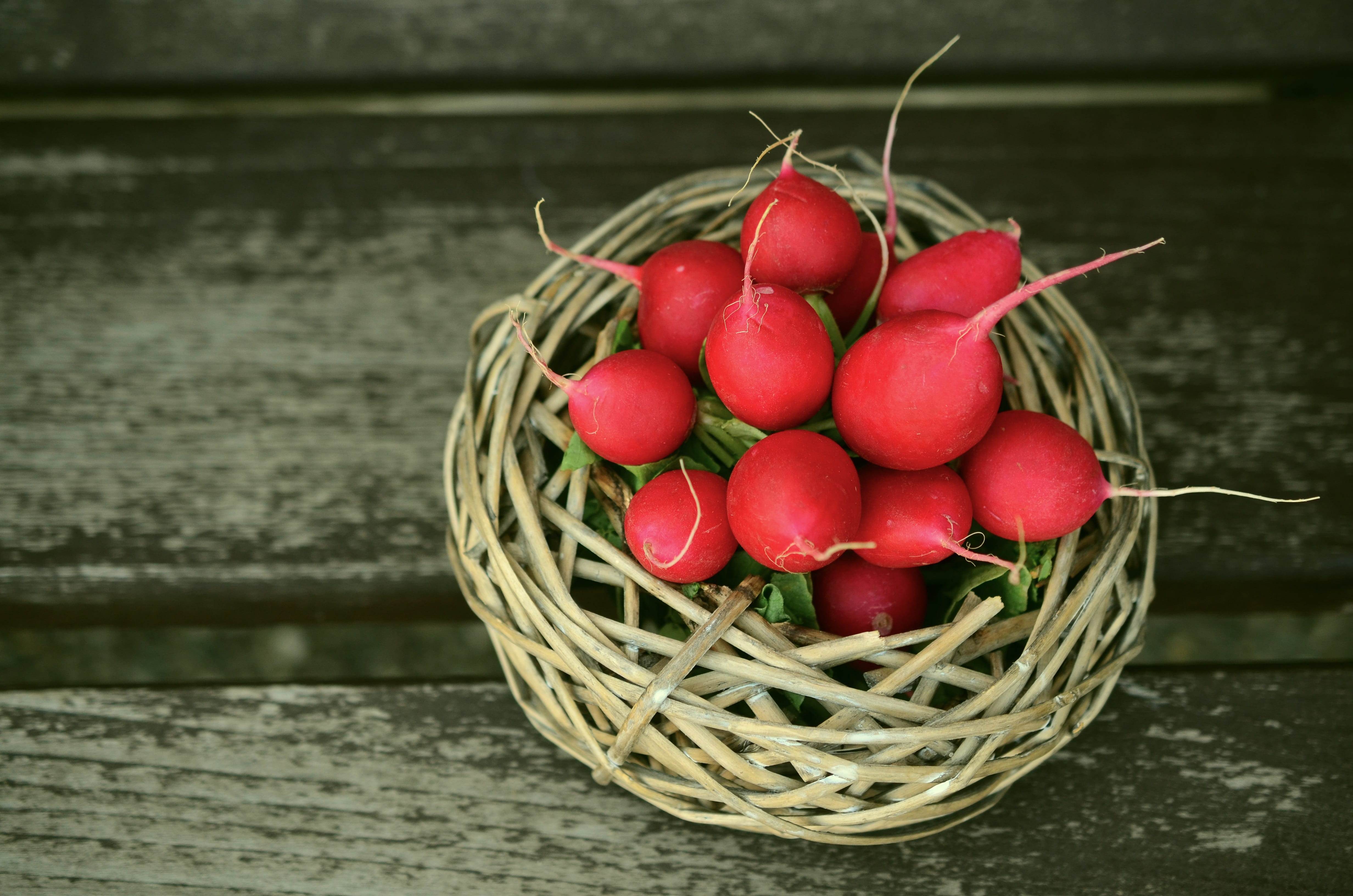 vitamins, radishes, vegetables, wooden, freshness, healthy eating, healthy, wood - material, focus on foreground, planks, gray, day, indoors, still life, HD Wallpaper