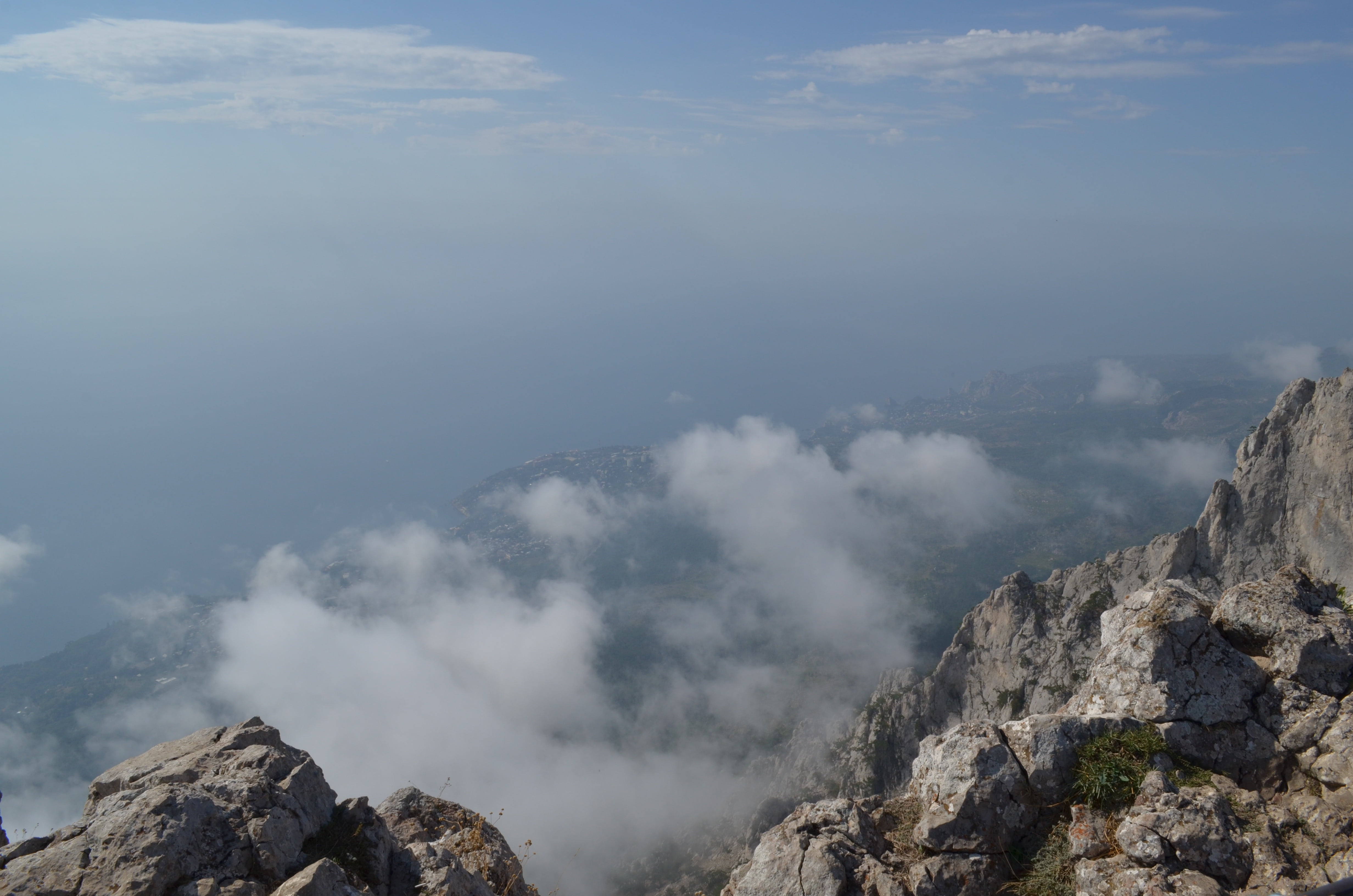 rock - object, environment, geology, solid, mountains, mountain, beauty in nature, day, volcanic crater, formation, crimea, rock, ai-petri, mountain peak, HD Wallpaper
