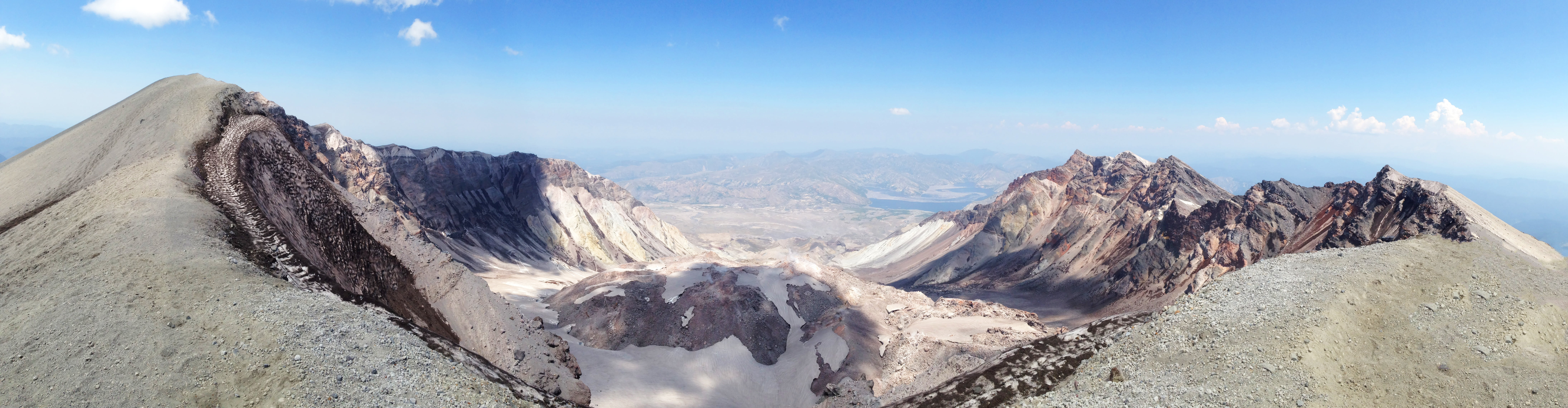 8K, beauty in nature, crater, snowcapped mountain, travel, washington, eruption, outdoors, st helens, panoramic, environment, crate, scenics, snow, mountain range, HD Wallpaper