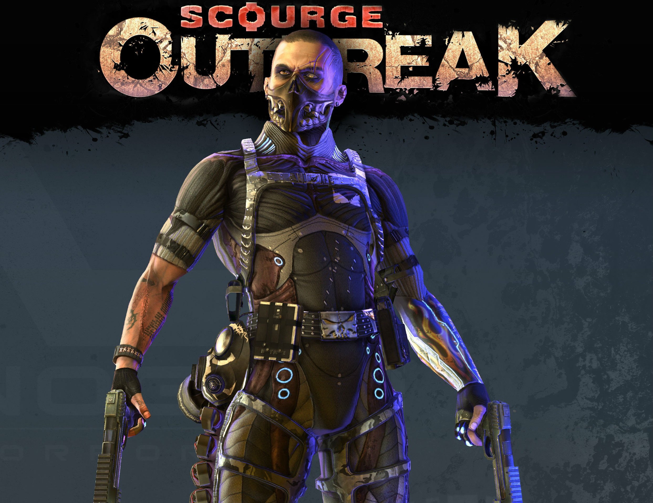 action, shooter, fighting, outbreak, steampunk, sci fi, 1080P, scourge, HD Wallpaper