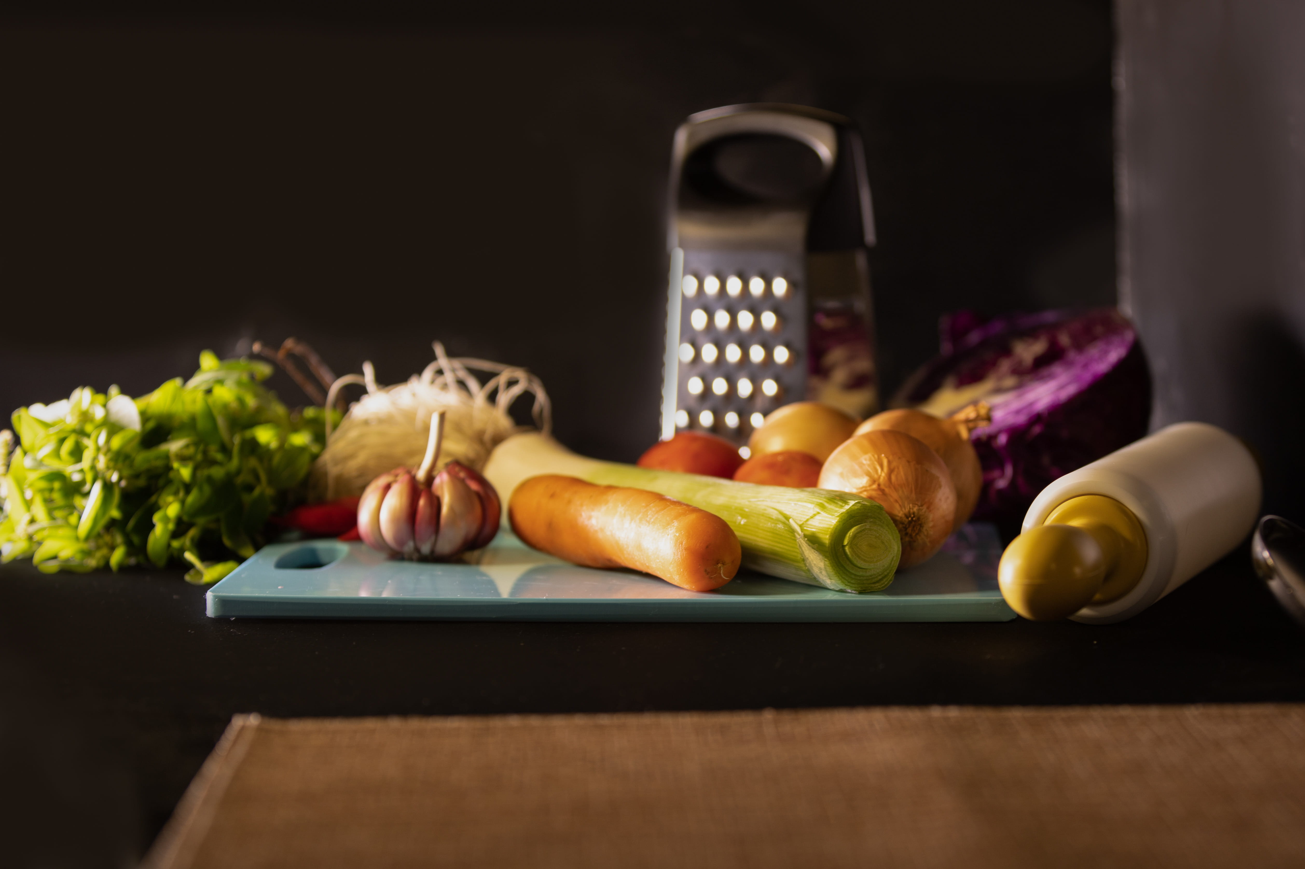 cutting board, fruit, variation, ingredient, onion, tray, dieting, wellbeing, table, wood - material, food, root vegetable, no people, cheese, healthy eating, HD Wallpaper