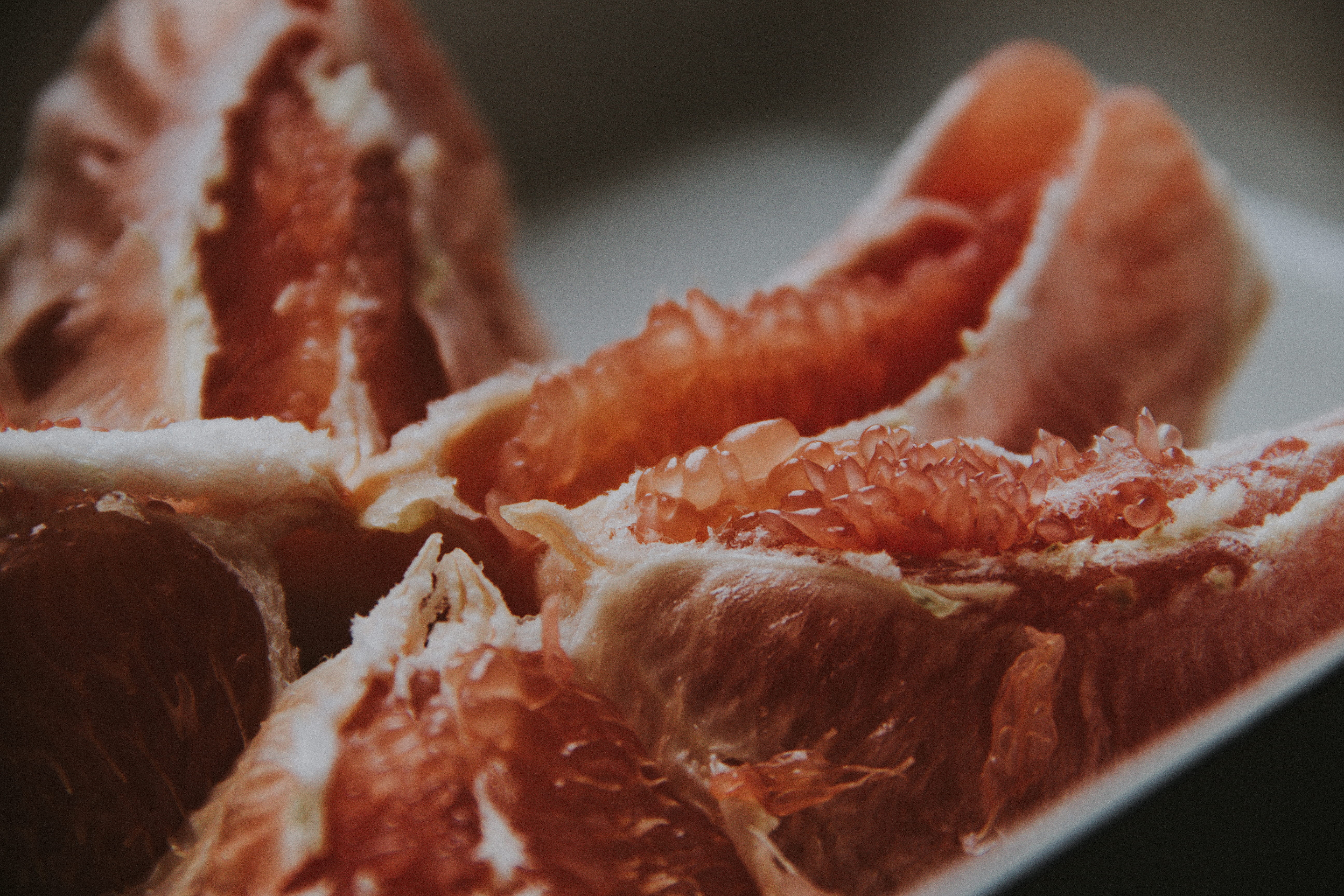 delicious, raw food, food, simplicity, wellbeing, studio shot, indoors, freshness, no people, close-up, processed meat, selective focus, pomelo, bacon, HD Wallpaper