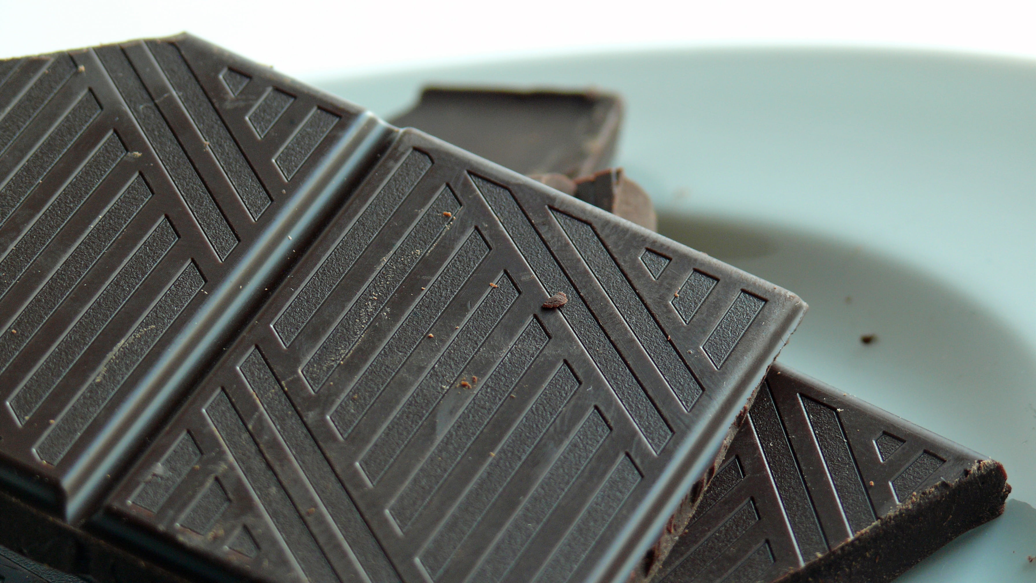 no people, day, still life, indoors, food, nature, nussschoklade, bitter chocolate, selective focus, chocolate, vollmilchschoklade, leather, relaxation, HD Wallpaper