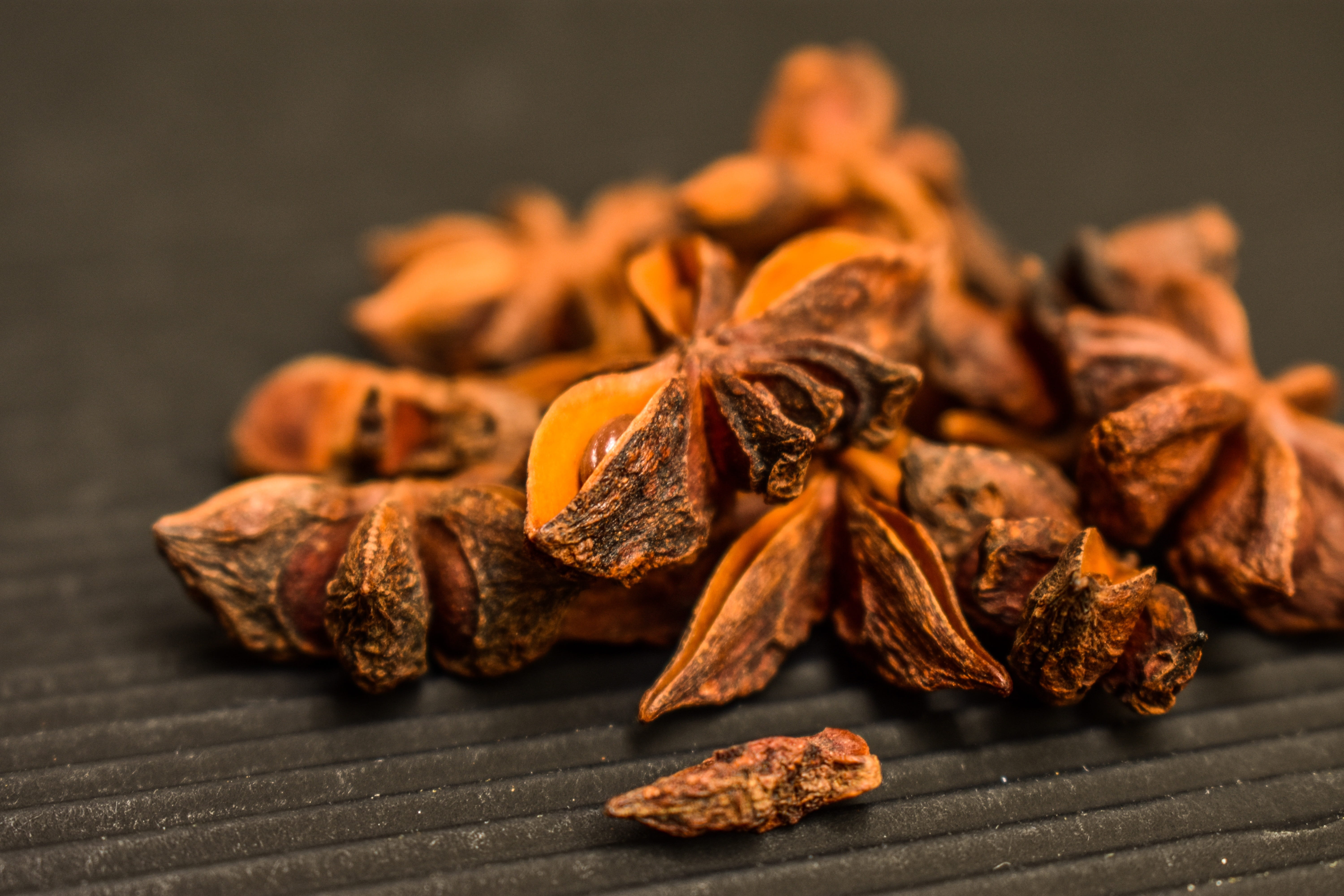 ingredient, indoors, close-up, table, dried food, brown, food, studio shot, black background, condiments, spice, dry, wood - material, healthy eating, large group of objects, HD Wallpaper