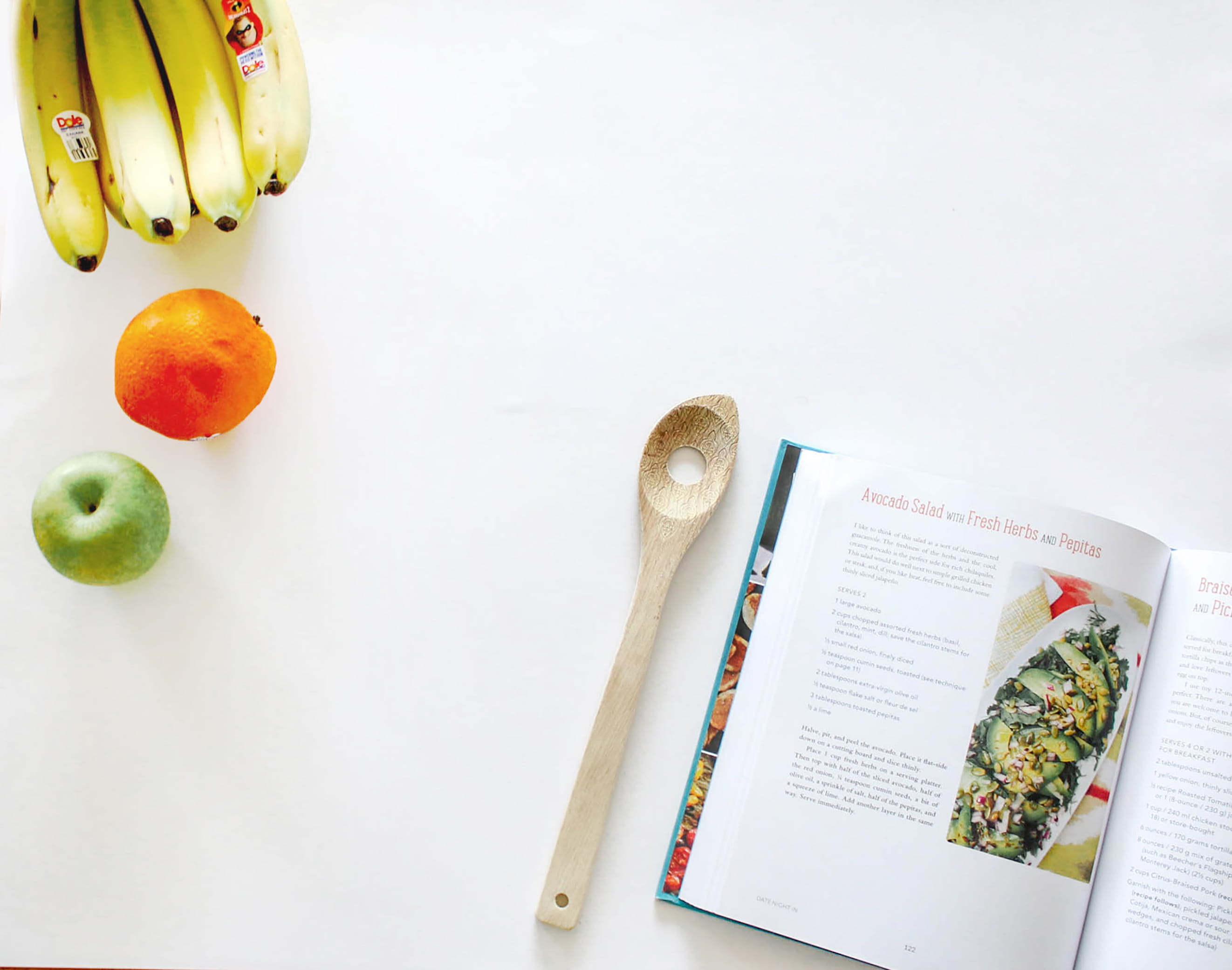 food, preparation, fruit, high angle view, freshness, book, apple, orange, apple - fruit, flatlay, food and drink, directly above, studio shot, recipe, HD Wallpaper