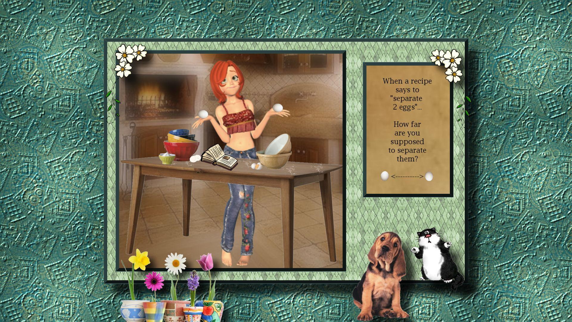 female, 1080P, far, vinyl, apart, eggs, cook, figure, recipe, 3d and abstract, box, text, profile, HD Wallpaper