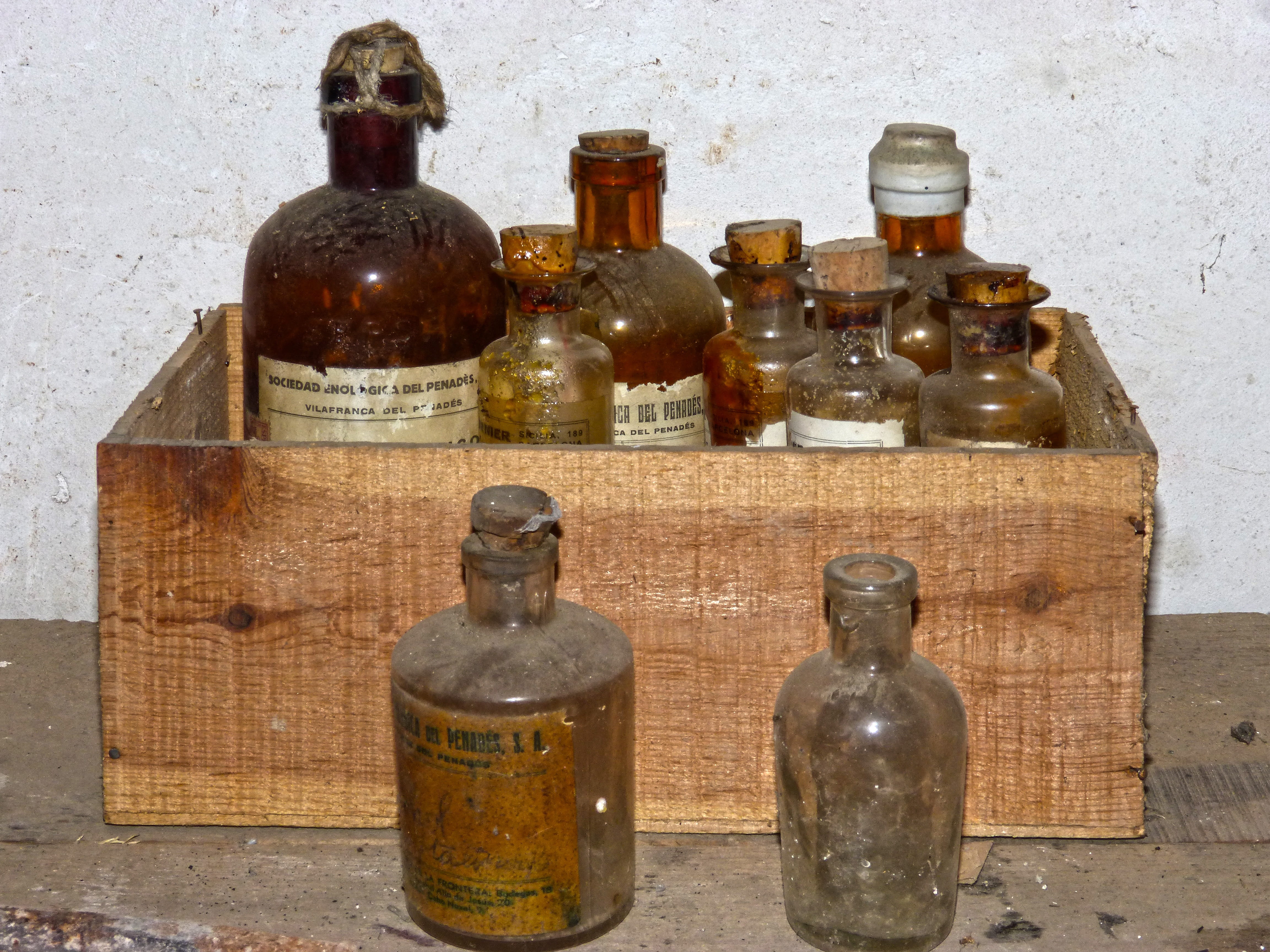 transparent, medicine, close-up, antique, vintage, old-fashioned, alternative medicine, side by side, wall - building feature, healthcare and medicine, HD Wallpaper
