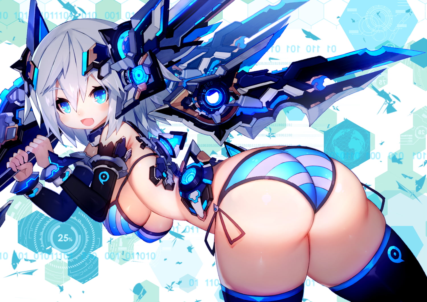 mecha girls, mamuru, artwork, 720P, HD Wallpaper