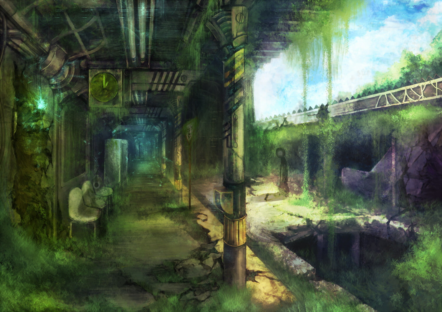 720P, mamuru, green, scenic, original, HD Wallpaper