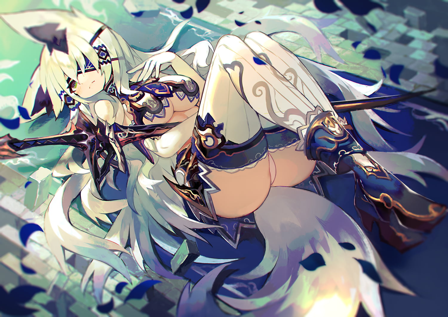 artwork, 720P, mamuru, mecha girls, HD Wallpaper