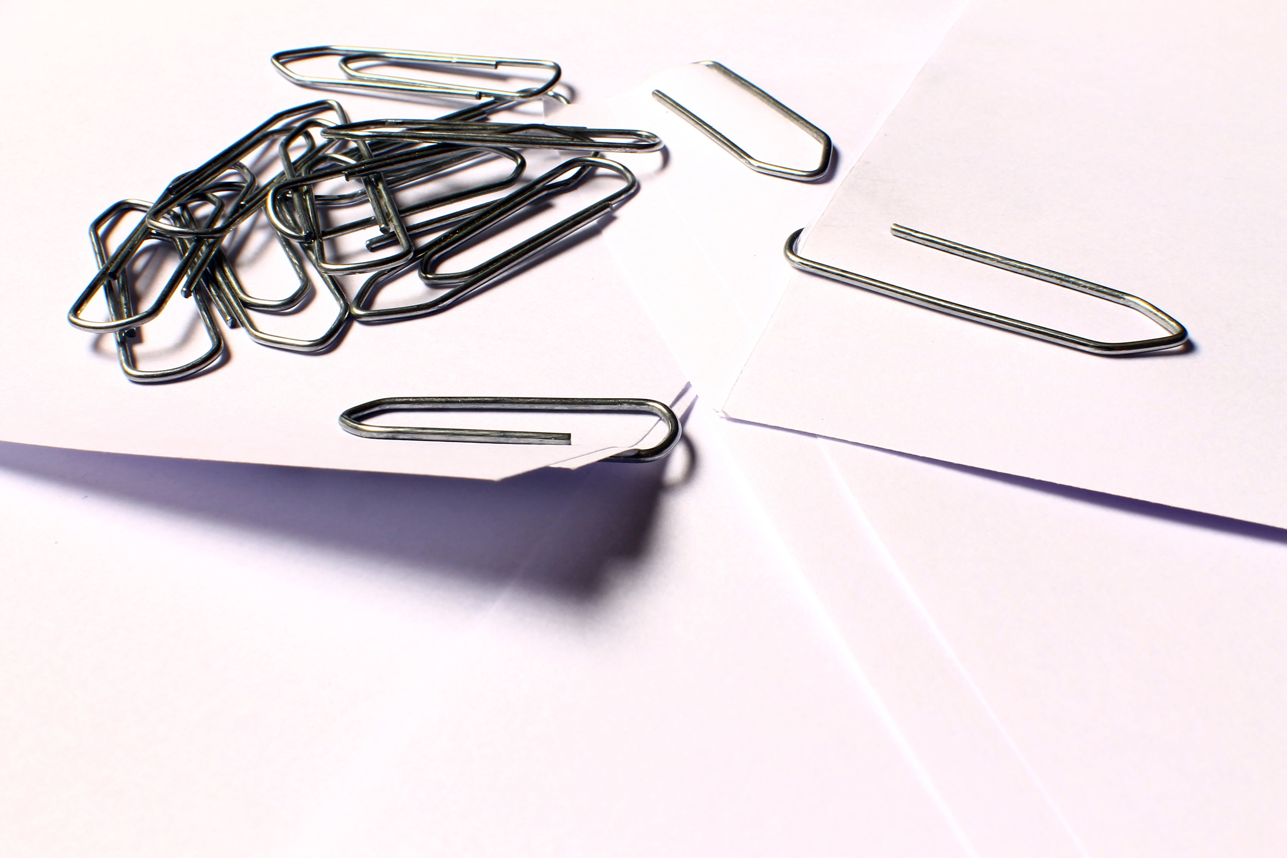 business, connection, large group of objects, desk, office, studio shot, 4K, silver colored, close-up, office supply, metal, no people, glasses, sheet paper, HD Wallpaper