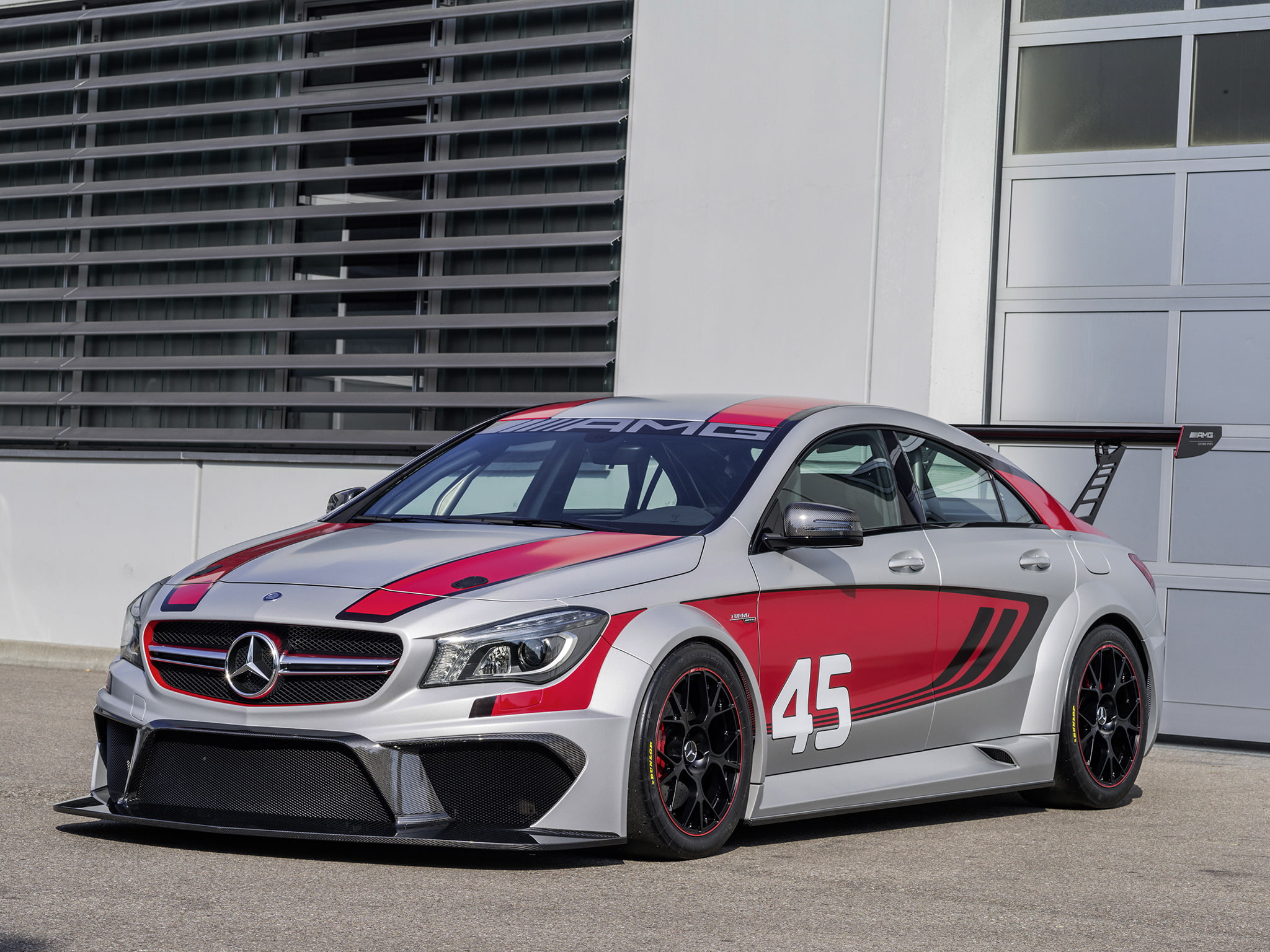 2013, mercedes, concept, cla 45, benz, cla, 1080P, c117, race, racing, amg, HD Wallpaper