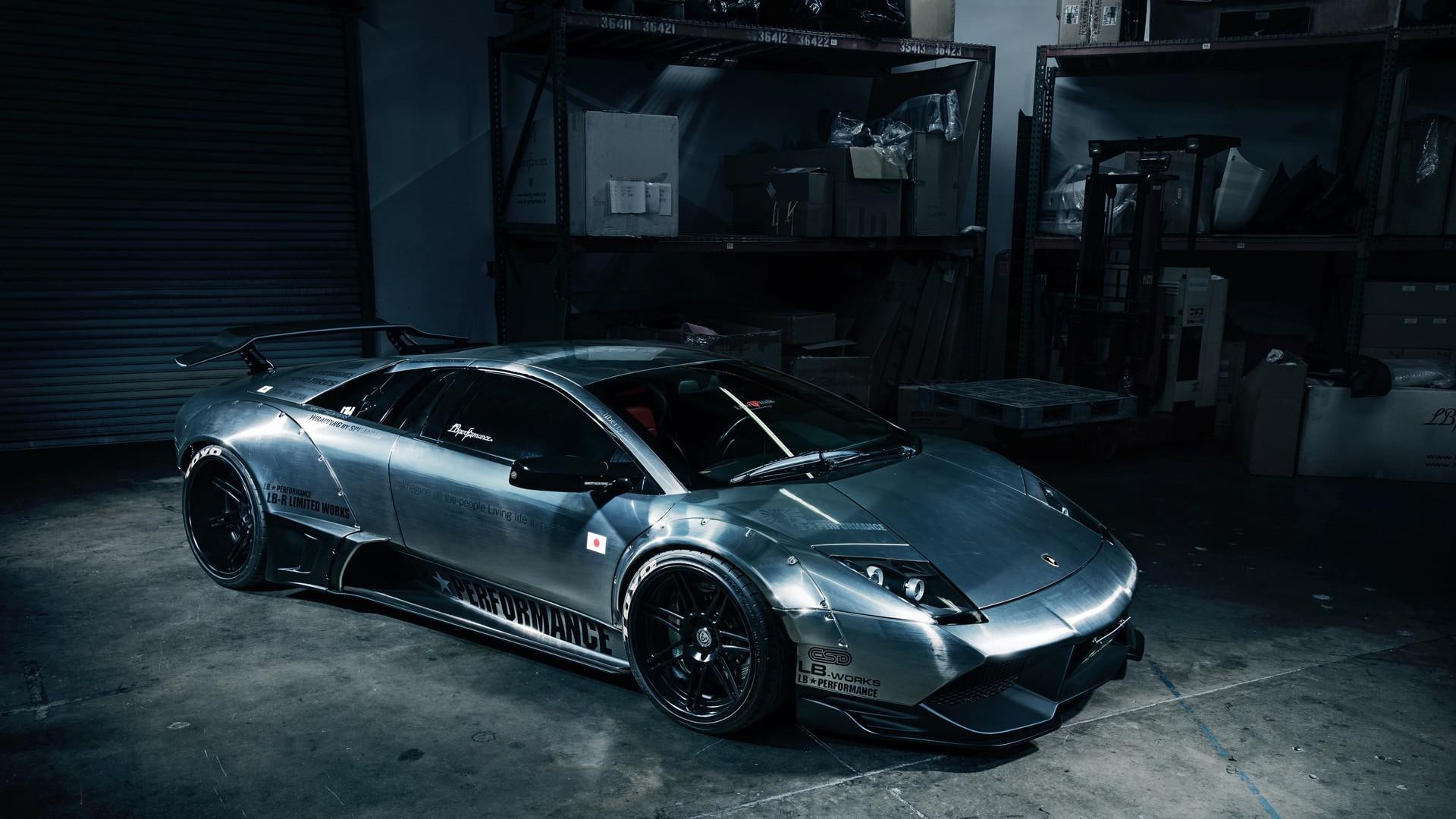 1080P, lamborghini, performance, 1920x1080, lb, lamborghini murcielago, car, murcielago, cars, super, grey, HD Wallpaper