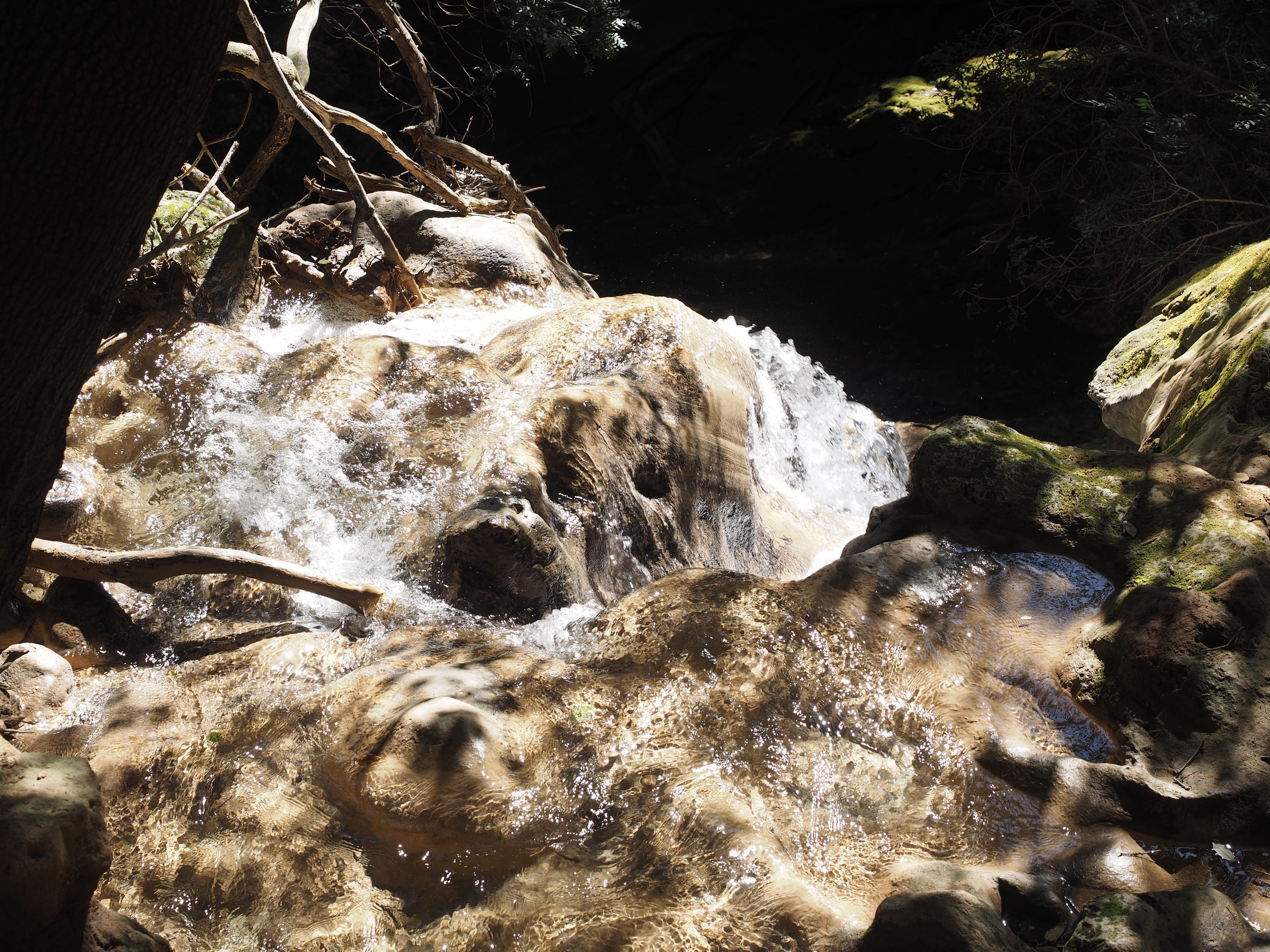 salt des freu, Mallorca, flowing water, water, sunlight, coanegra, Waterfall, outdoors, beauty in nature, gorge, rock, day, motion, rock formation, valley of orient, HD Wallpaper