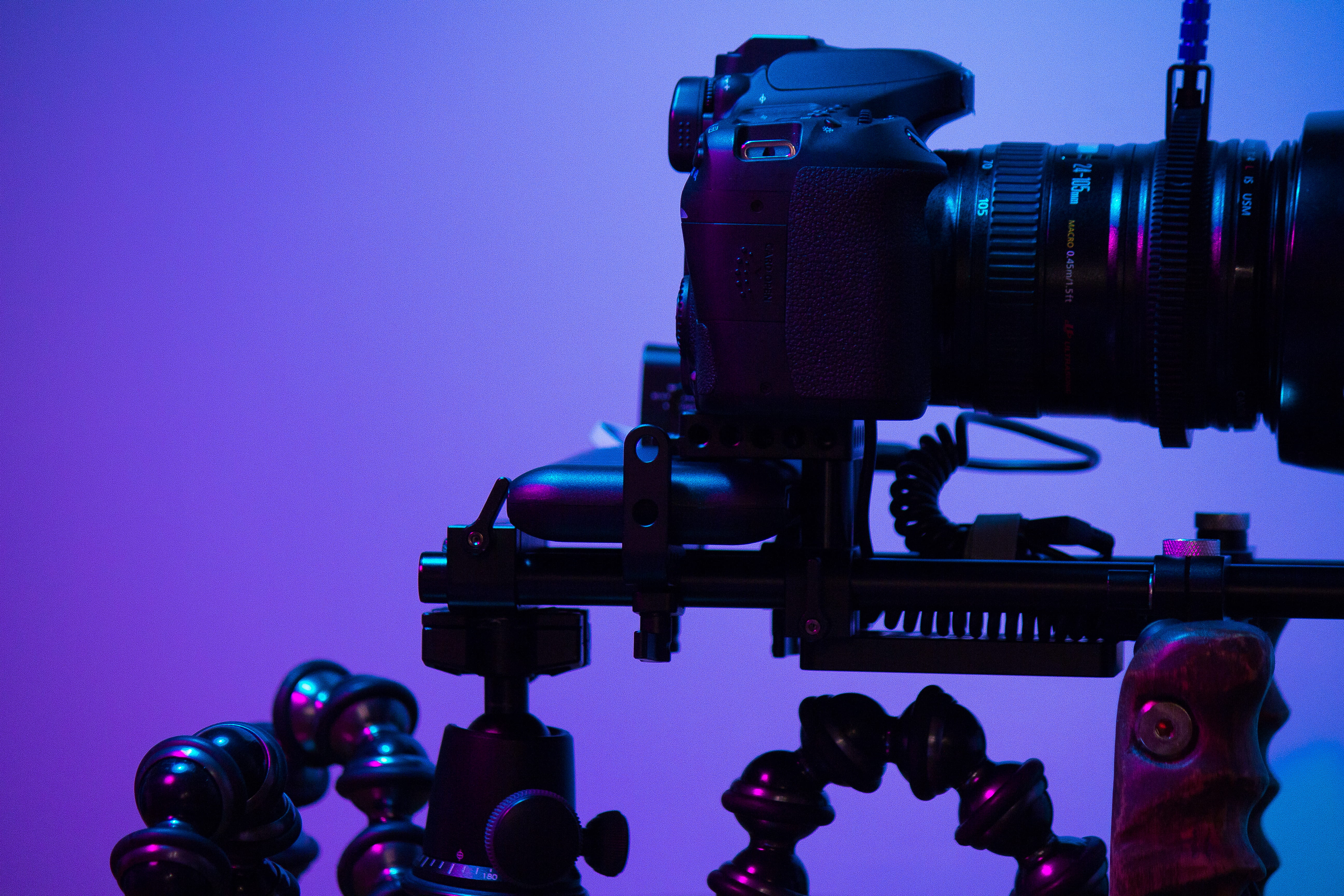 occupation, black, custom, digital camera, equipment, tripod, activity, studio shot, arts culture and entertainment, photographic equipment, 80d, professional occupation, HD Wallpaper