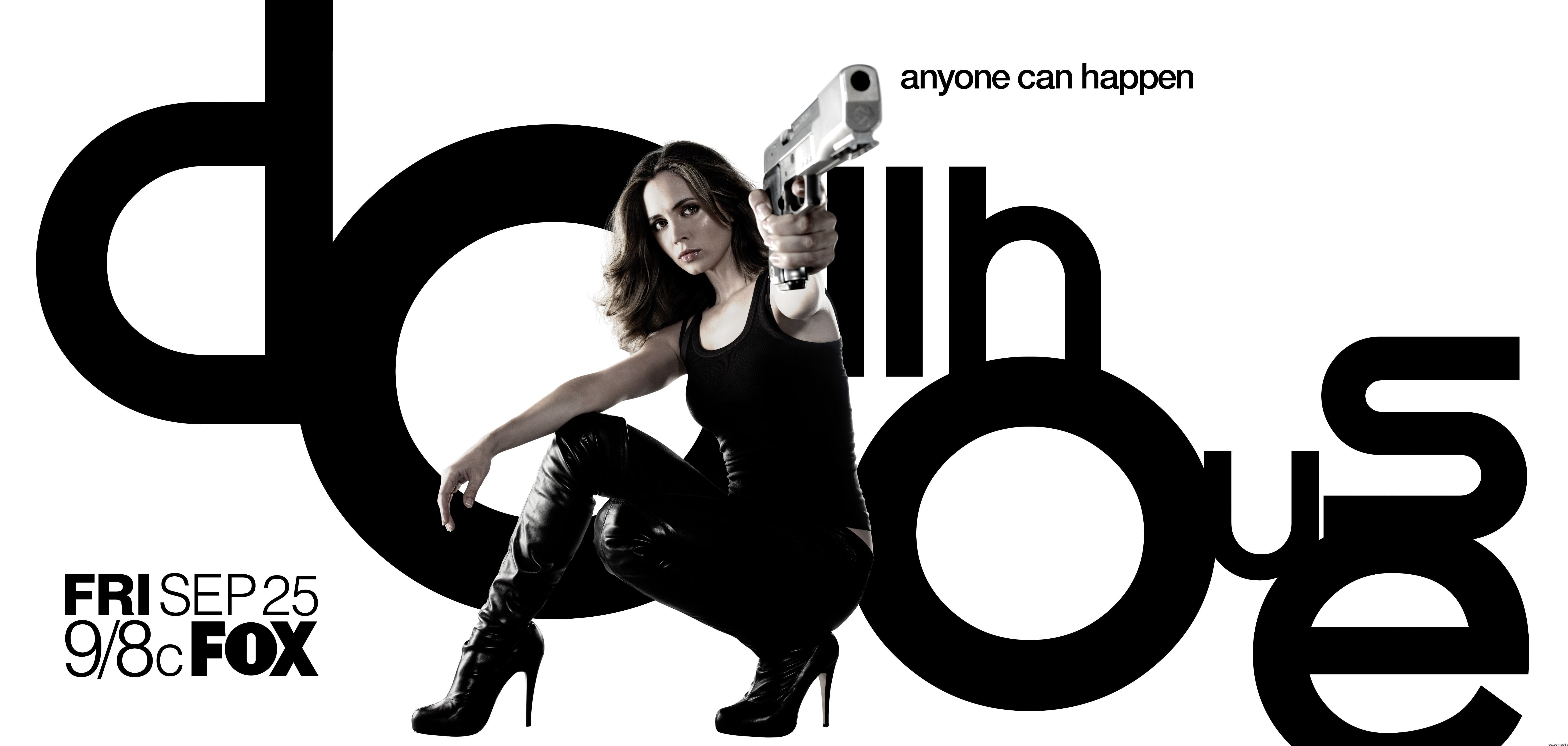wall - building feature, Eliza Dushku, young women, looking at camera, adult, Dollhouse, girls with guns, sign, real people, communication, gun, lifestyles, HD Wallpaper