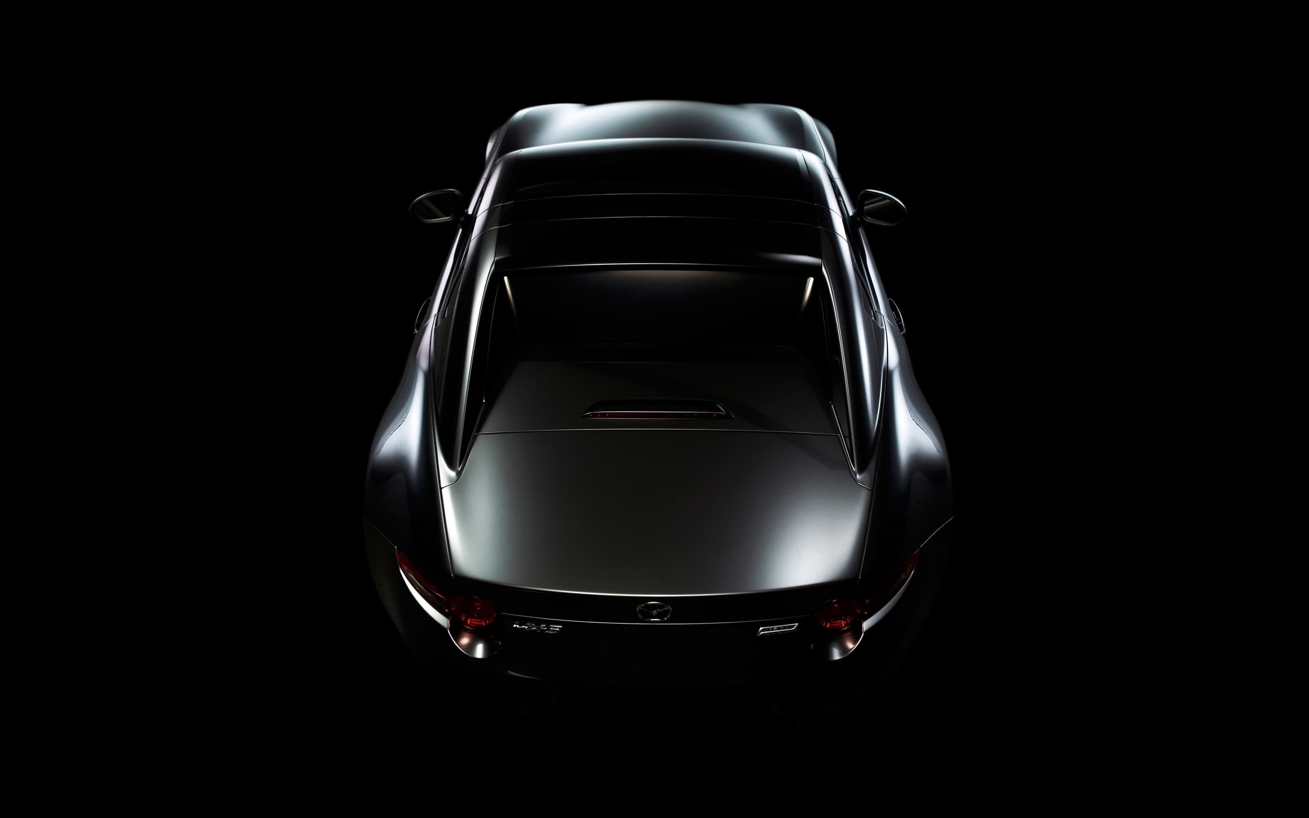 indoors, close-up, rf, food and drink, black background, land vehicle, mazda, glass - material, hd, motor vehicle, studio shot, mx, black color, HD Wallpaper