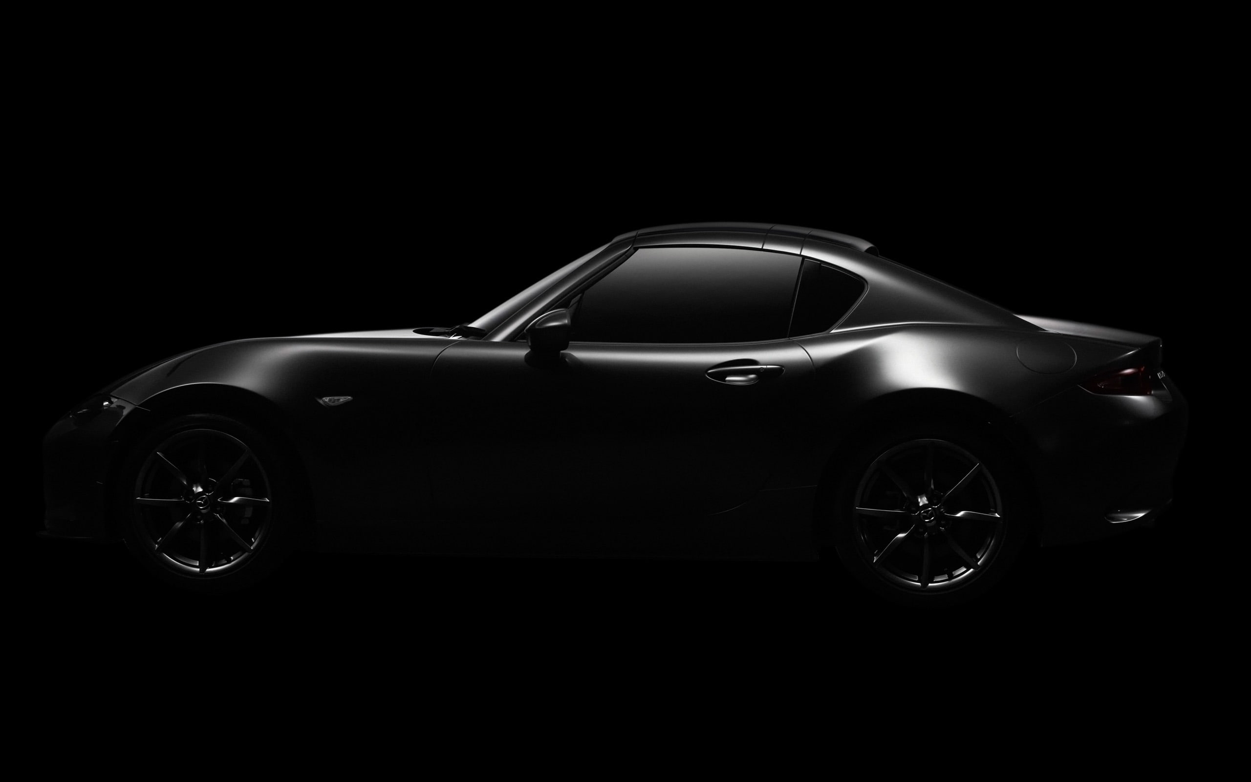 auto, mode of transportation, rf, luxury, studio shot, indoors, mazda, car, sports car, cut out, poster, clean, hd, night, chrome, copy space, HD Wallpaper