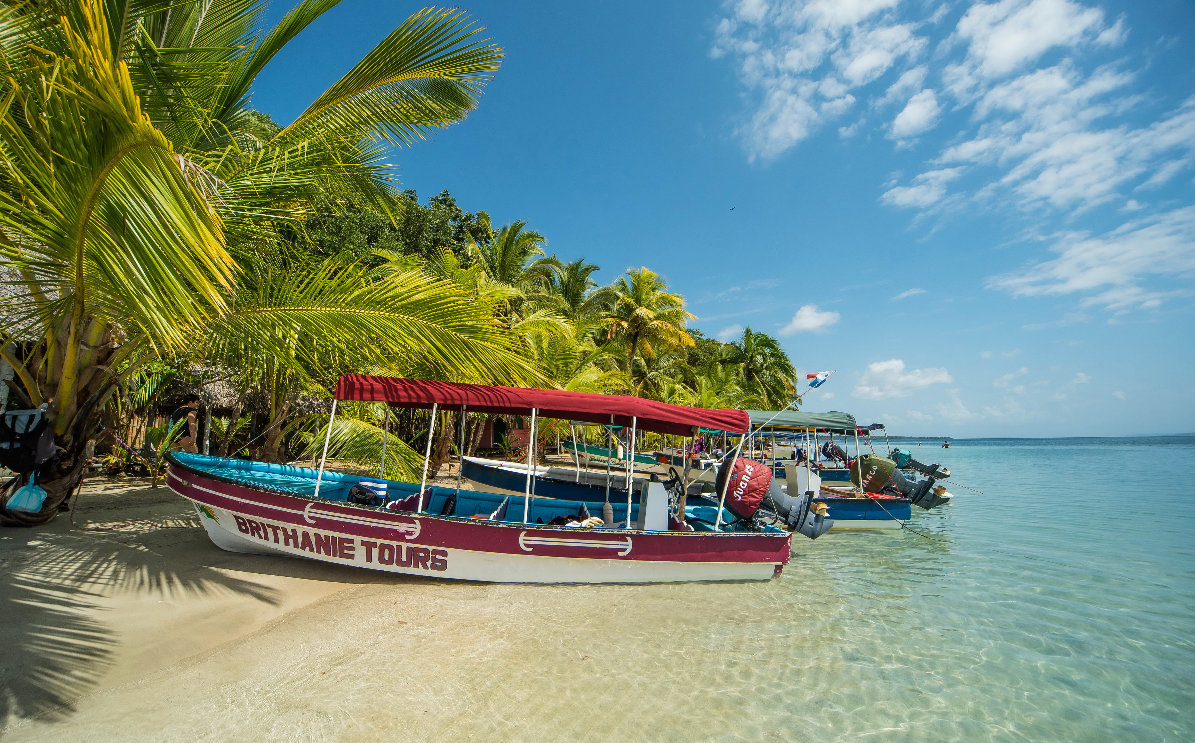 isla, 539678, tropics, coast, colon, 4825x3000, panama, 4K, motorboat, HD Wallpaper