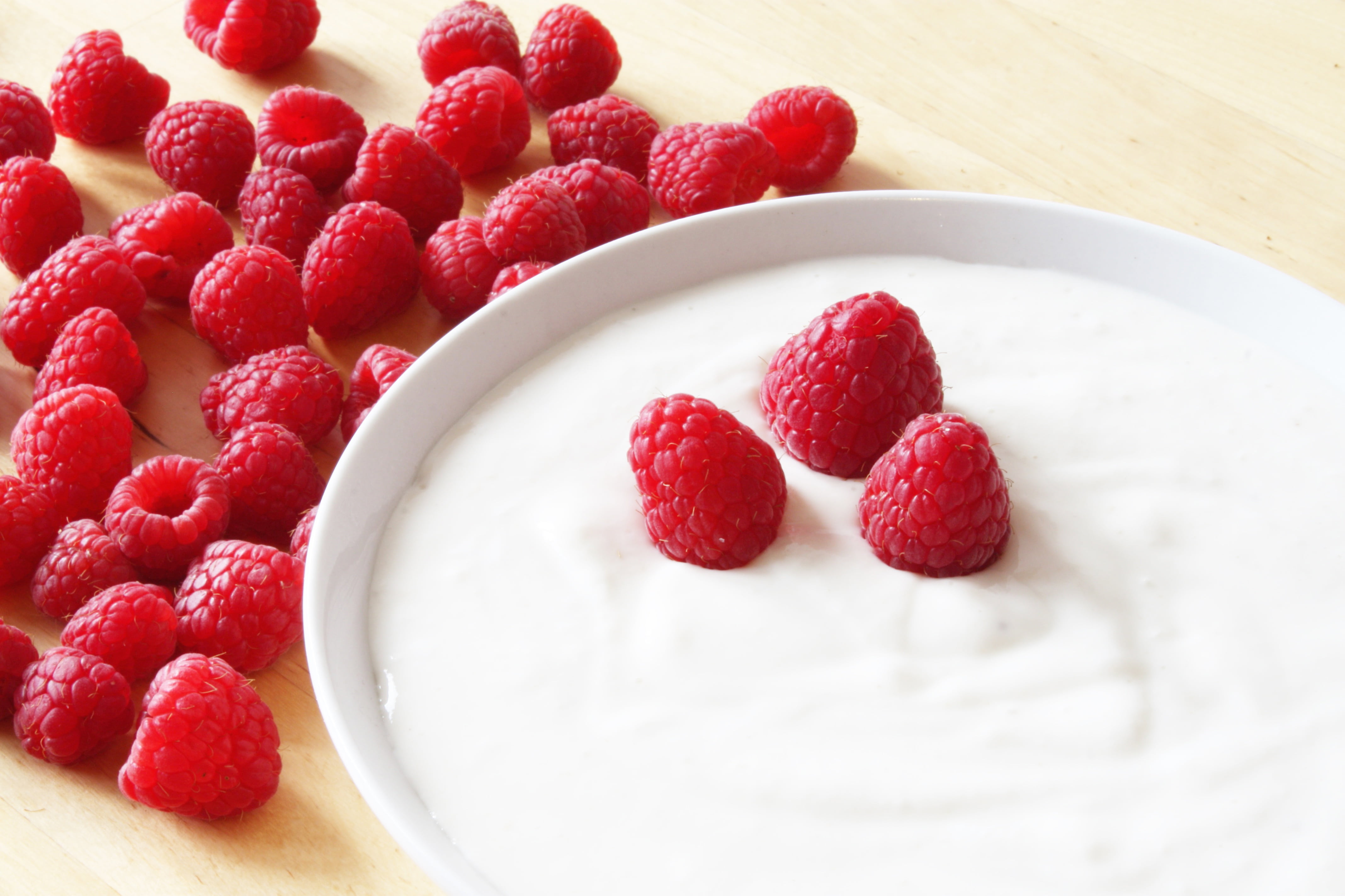 food and drink, strawberry, of course, food, close-up, sweet, pod, cream, table, garnish, raspberries, healthy eating, indoors, awakening, summer, dessert, HD Wallpaper