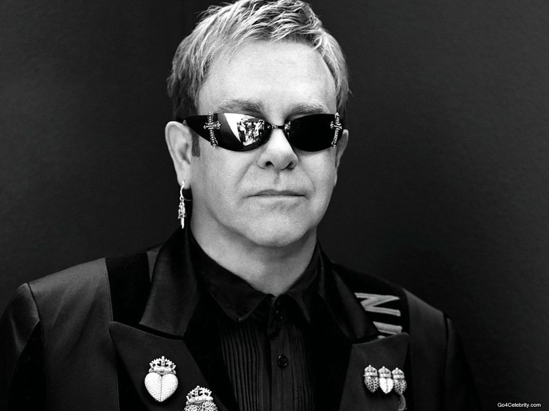 720P, glam, classic, elton, john, rock, pop, piano, HD Wallpaper
