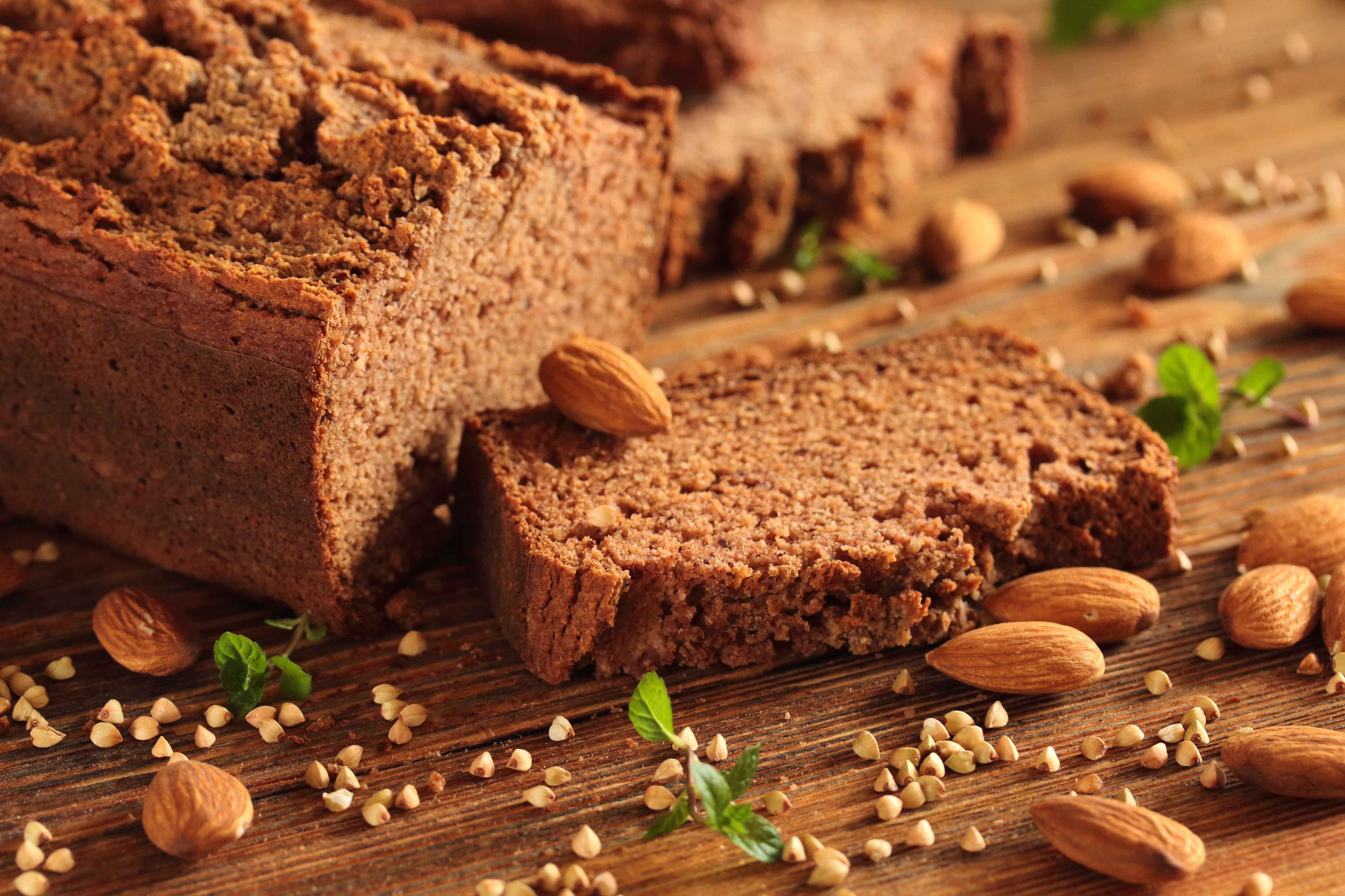 seeds, gluten, breakfast, homemade, close-up, fit, slice, wellbeing, food and drink, healthy eating, nut, ready-to-eat, wood - material, a healthy diet, HD Wallpaper