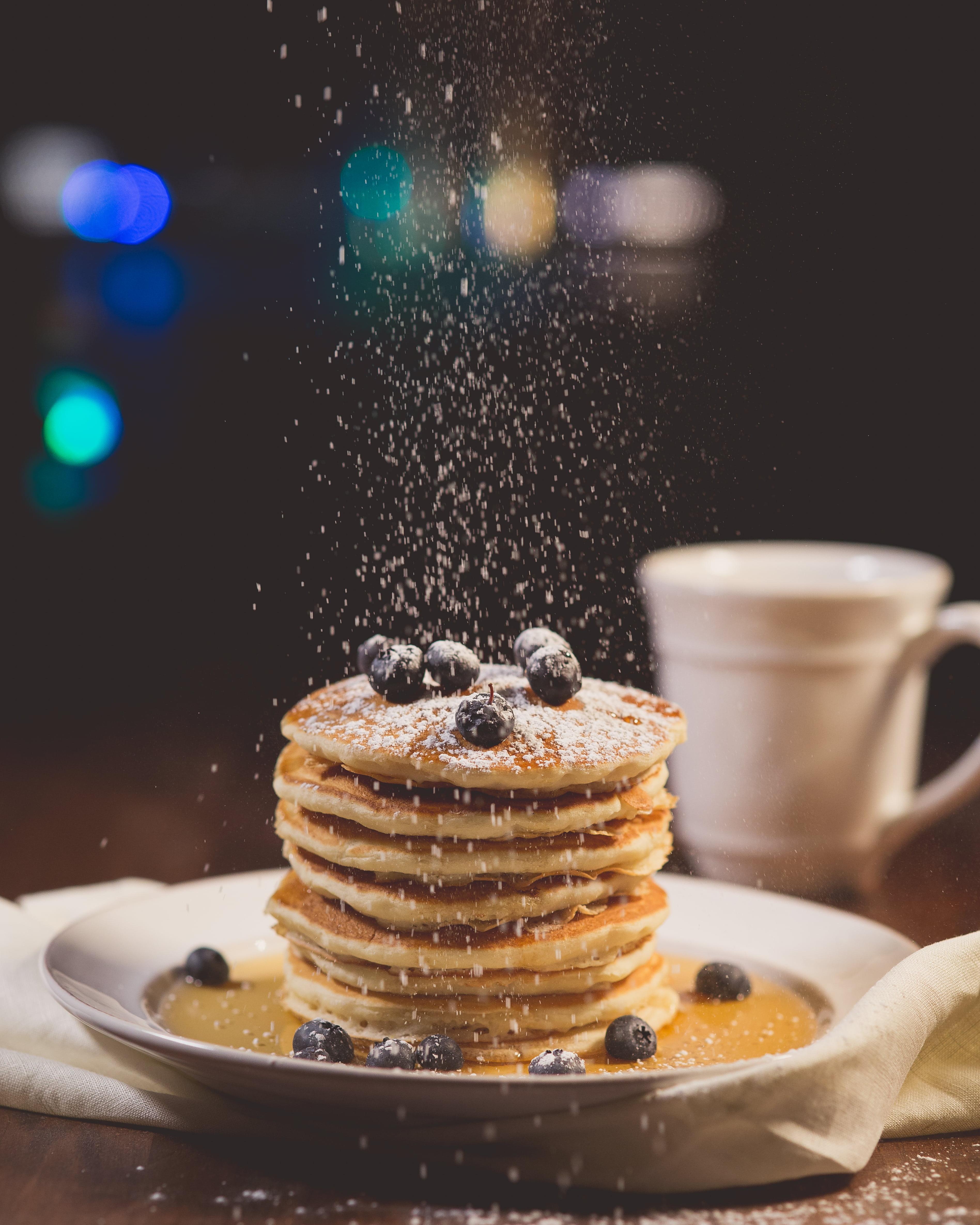 sweet Food, baked, table, crockery, still life, plate, unhealthy eating, indoors, no people, focus on foreground, sugar, food, dessert, ready-to-eat, close-up, Phone HD Wallpaper
