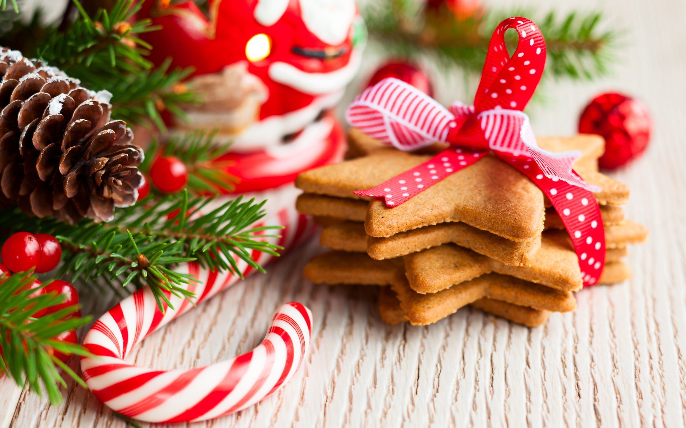 christmas, christmas cakes, background, cakes, special, cookies, 2K, HD Wallpaper