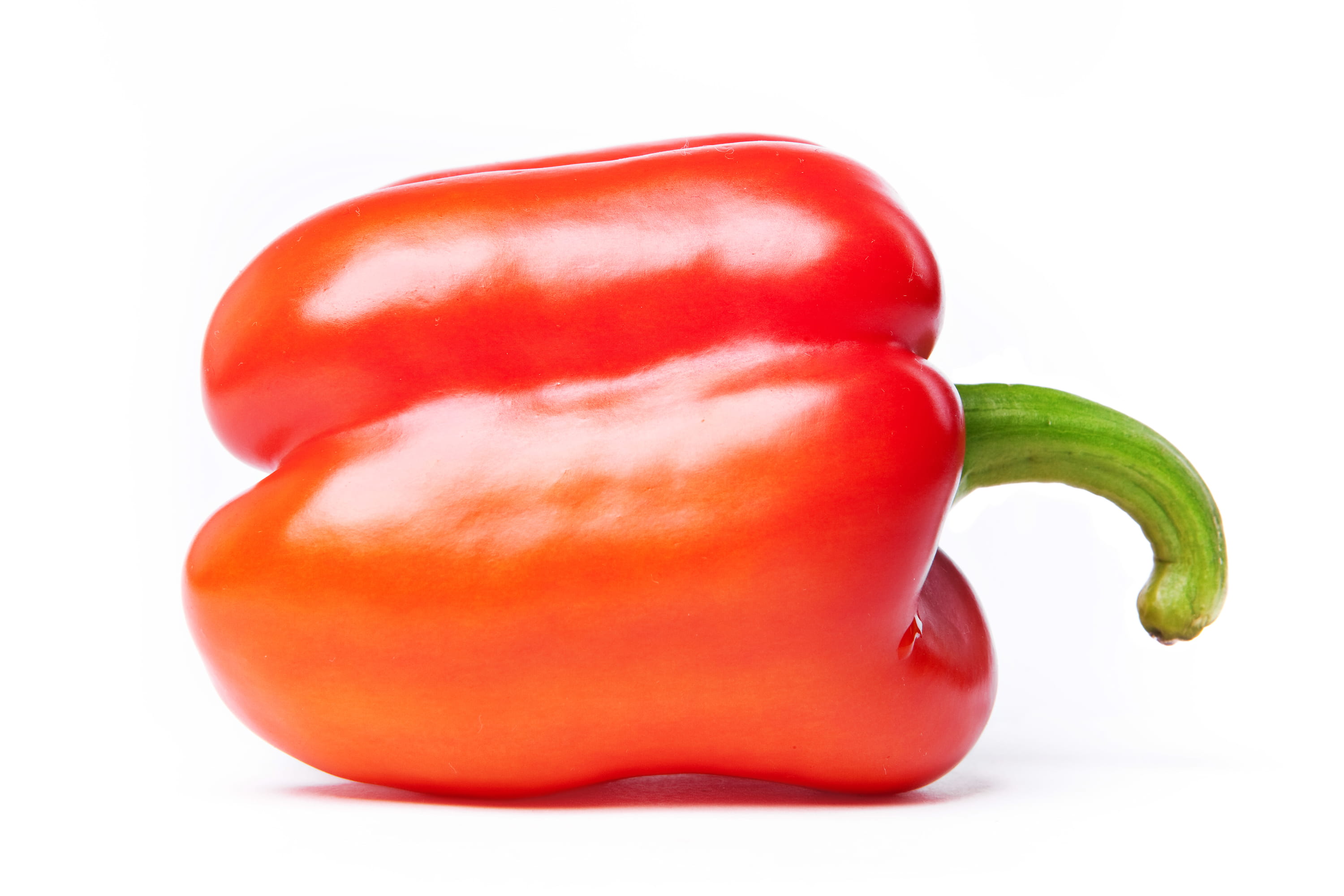 organic, snack, peper, closeup, white background, isolated, clipping, vegetarian, paprika, close-up, food, eating, flavoring, meal, juicy, dieting, indoors, HD Wallpaper