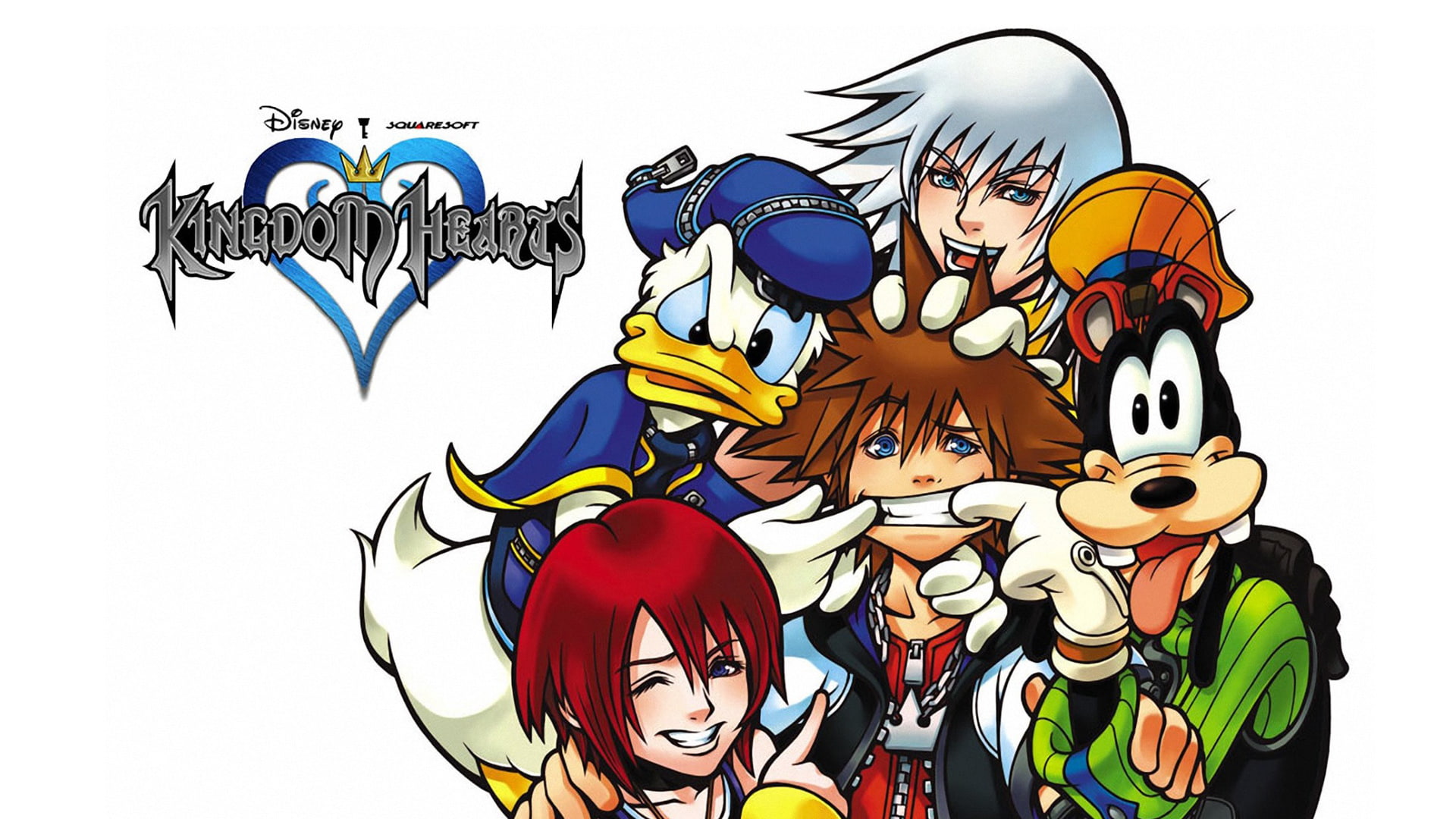 kingdom, sora, goofy, hearts, hd, desktop, donald, kairi, 1080P, riku, duck, HD Wallpaper