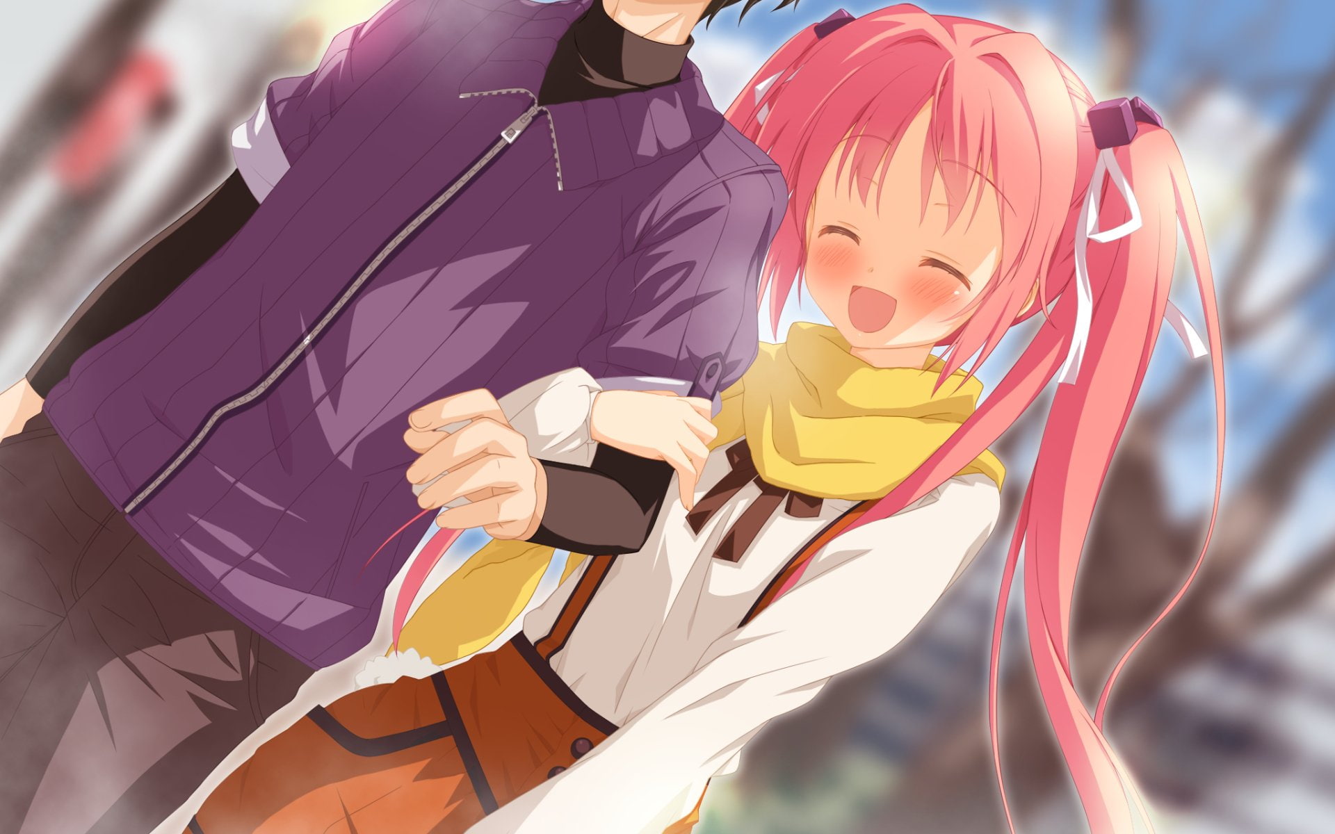 Yuunagi Ichika, 1080P, Haruna Riku, AstralAir no Shiroki Towa, Anime, HD Wallpaper
