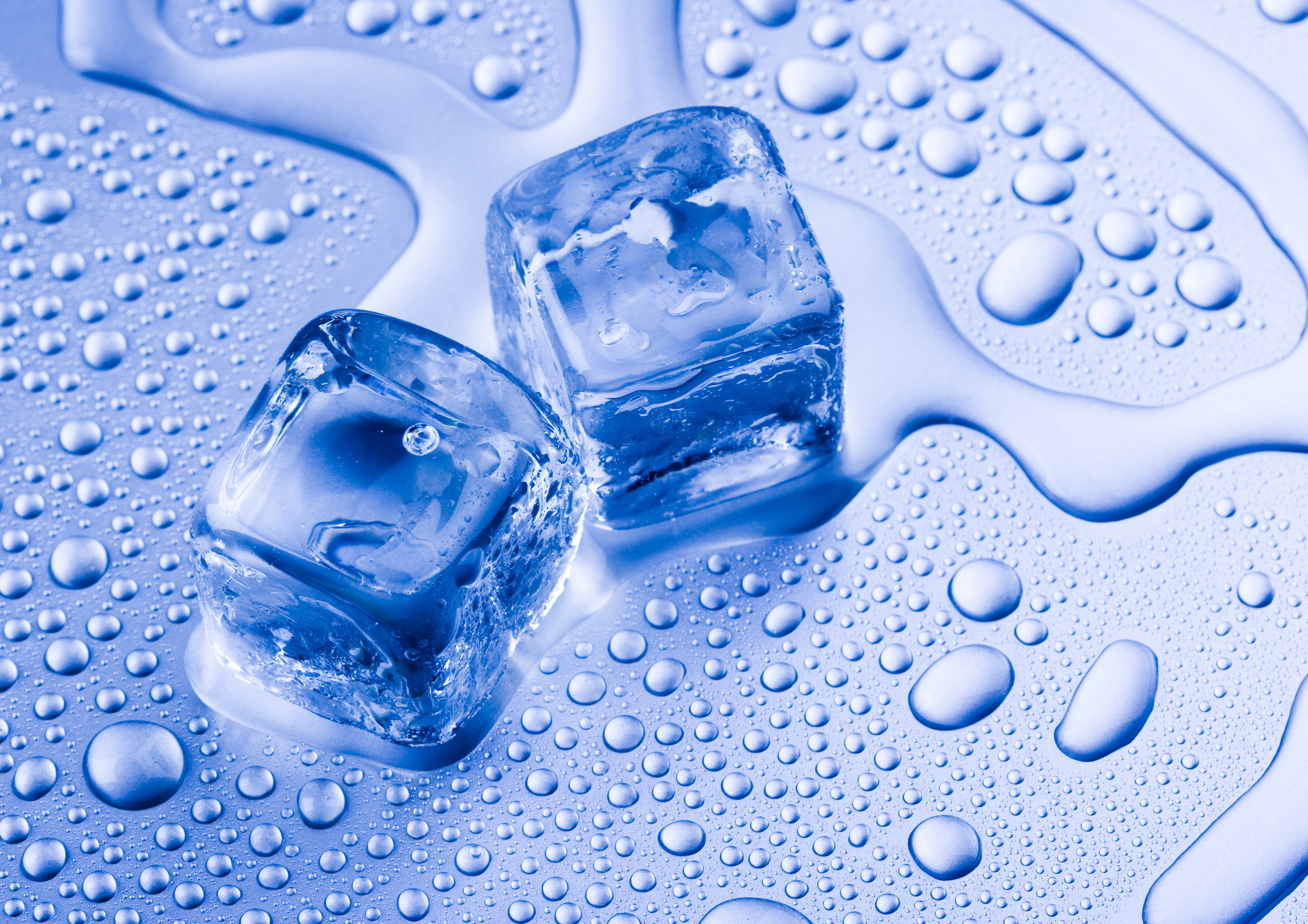 2K, water, ice cube, HD Wallpaper