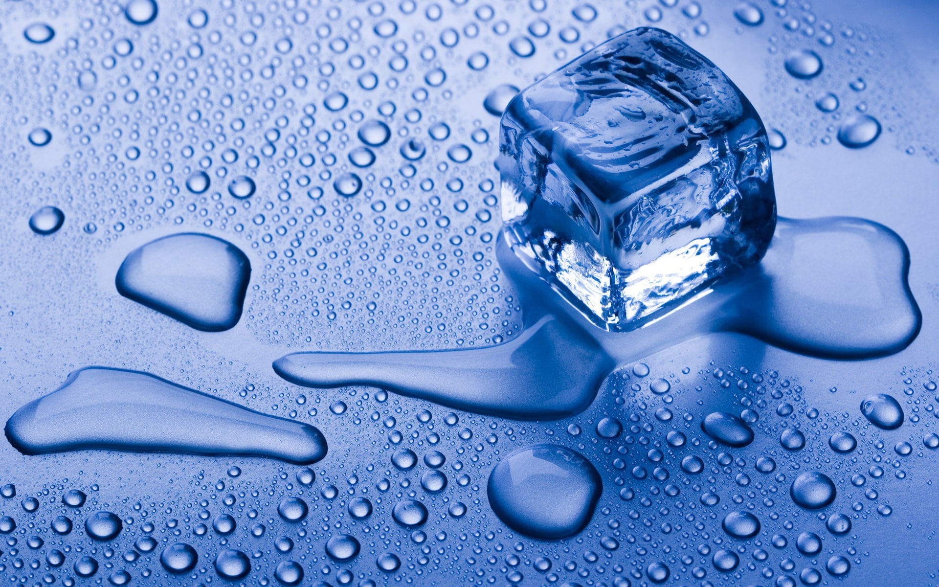 water, 1080P, ice cubes, HD Wallpaper
