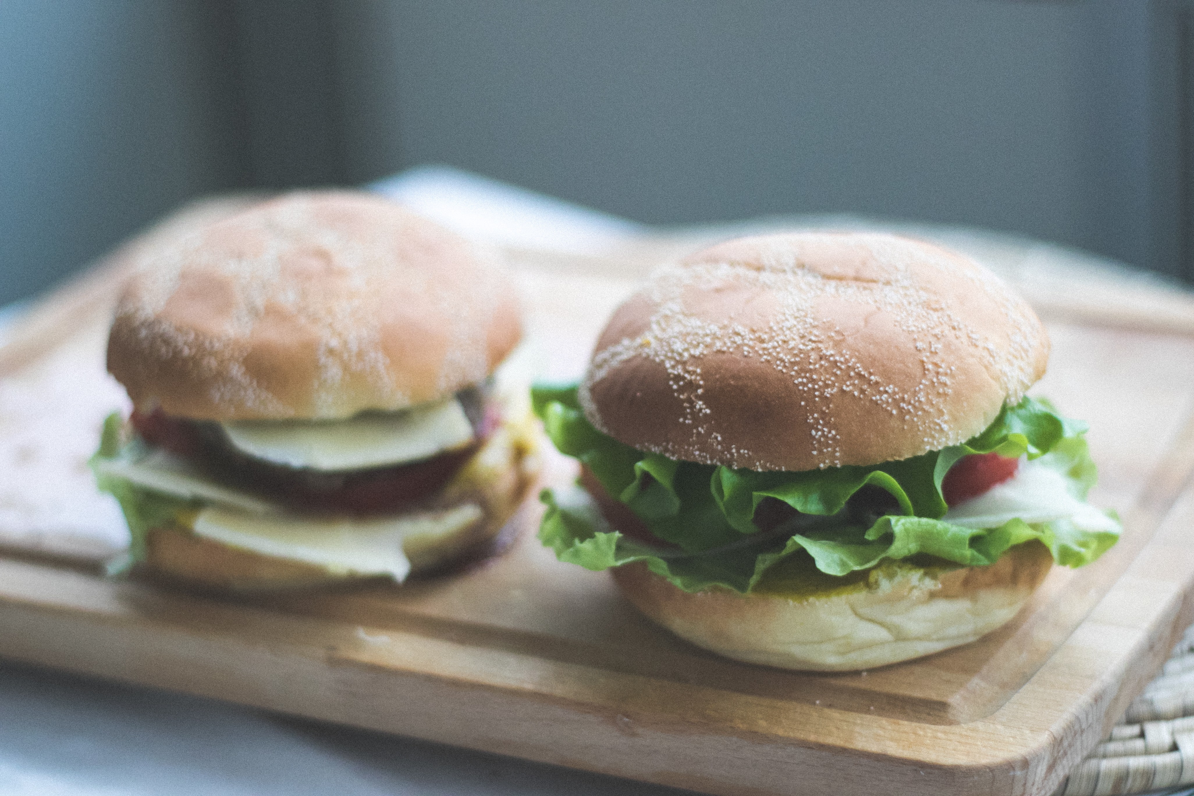 effects, food, photography, 4K, burgers, HD Wallpaper