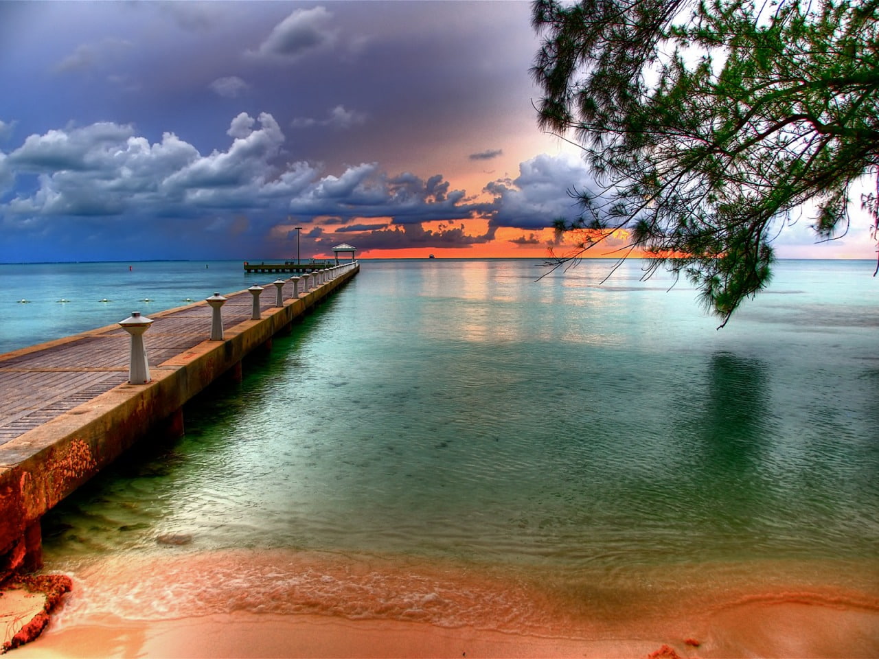 point, Rum Point, art, rum, hd, lakes, 720P, nature, lake, HD Wallpaper