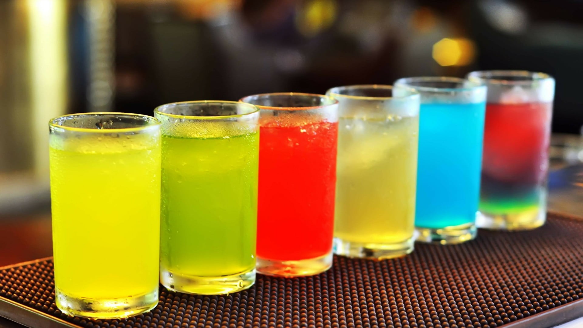 glass, food and drink, multi colored, 1080P, shot, alcohol, beverage, healthy eating, drinking glass, choice, focus on foreground, freshness, refreshment, HD Wallpaper