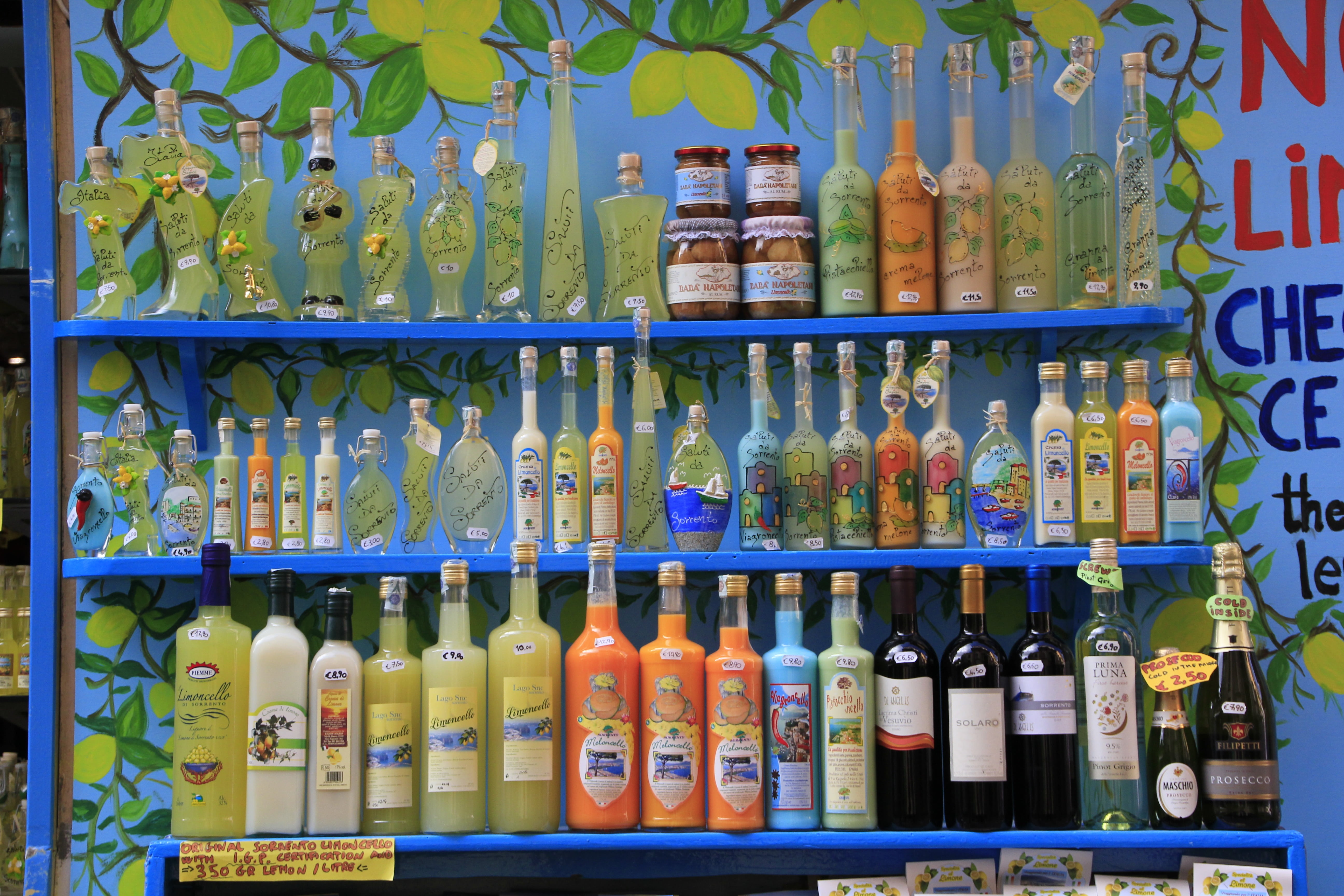 alcohol, liquid, abundance, large group of objects, lemon, no people, for sale, bottle, indoors, multi colored, drink, food and drink, bottles, 5K, citrus, HD Wallpaper