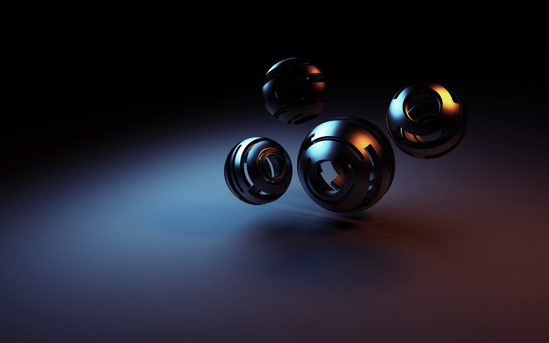 black background, copy space, ball, indoors, pattern, black color, healthcare and medicine, hd, 1080P, shape, trash, spinning, still life, sphere, projection, HD Wallpaper