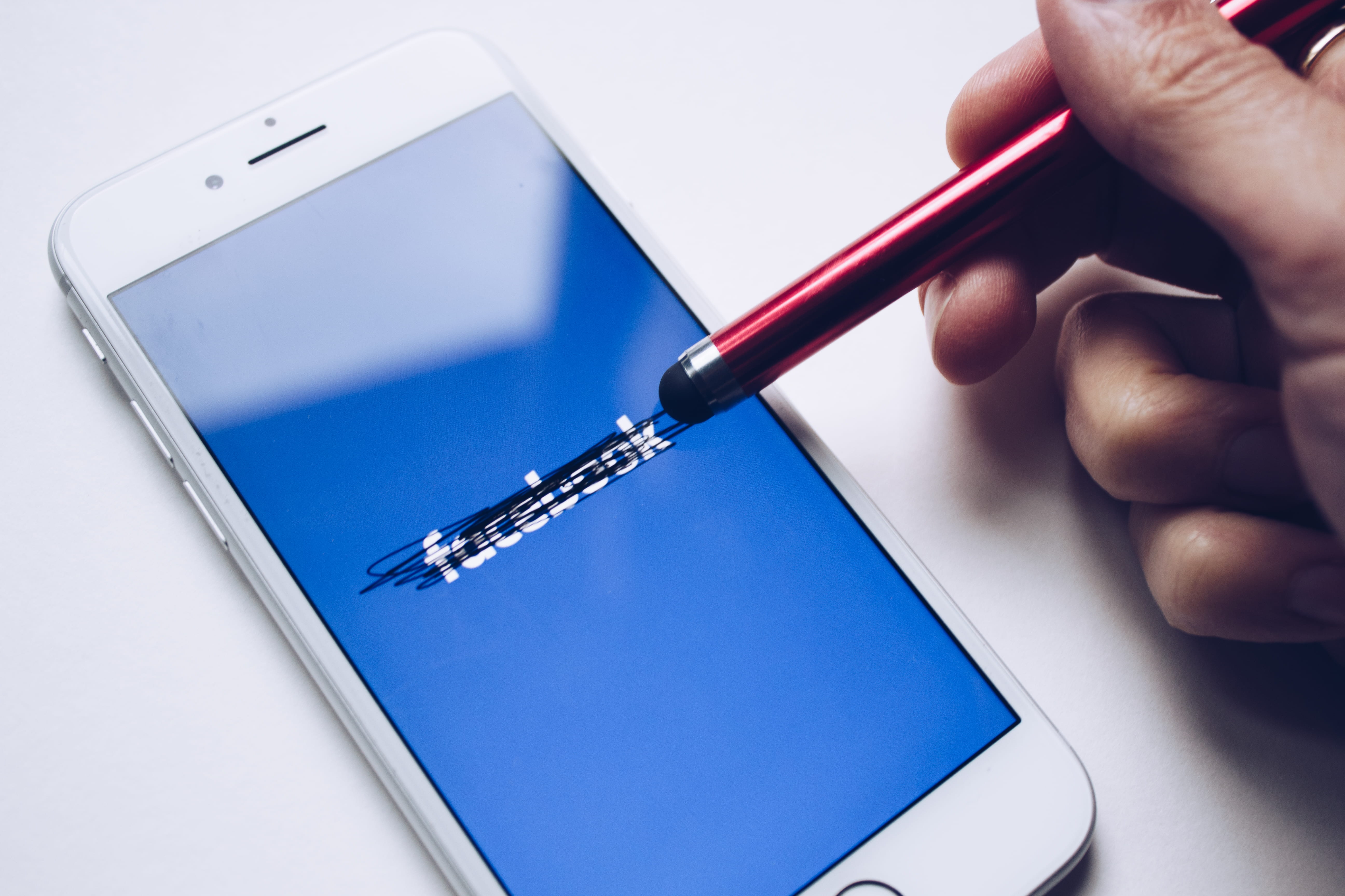 adult, holding, close-up, technology, red, digital tablet, phone, indoors, cross out, human hand, one person, screen, blue, using, person, connection, computer, HD Wallpaper