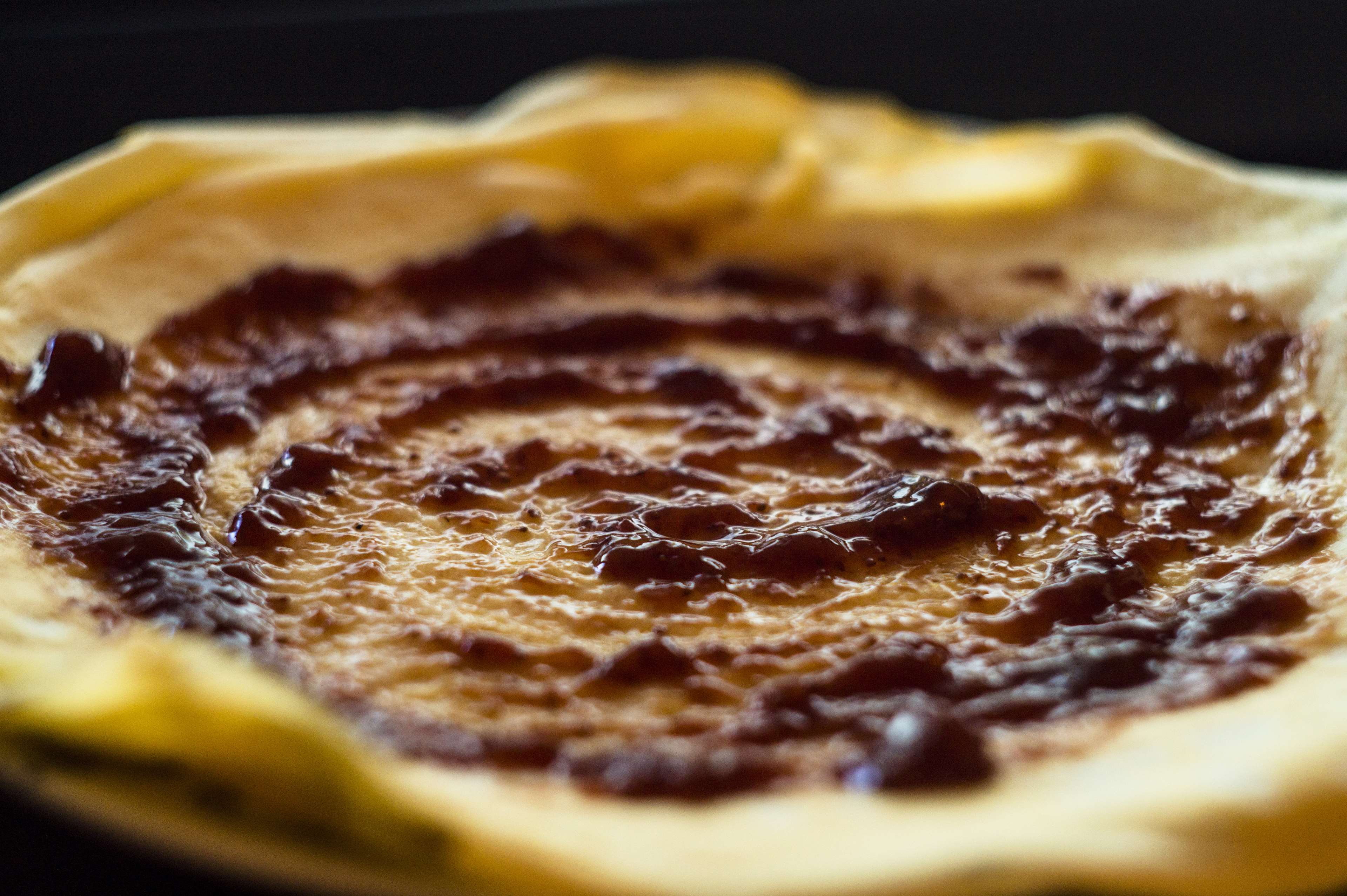 baked, temptation, studio shot, no people, breakfast, pancake, pizza, black background, wellbeing, food and drink, freshness, close-up, french food, indulgence, HD Wallpaper
